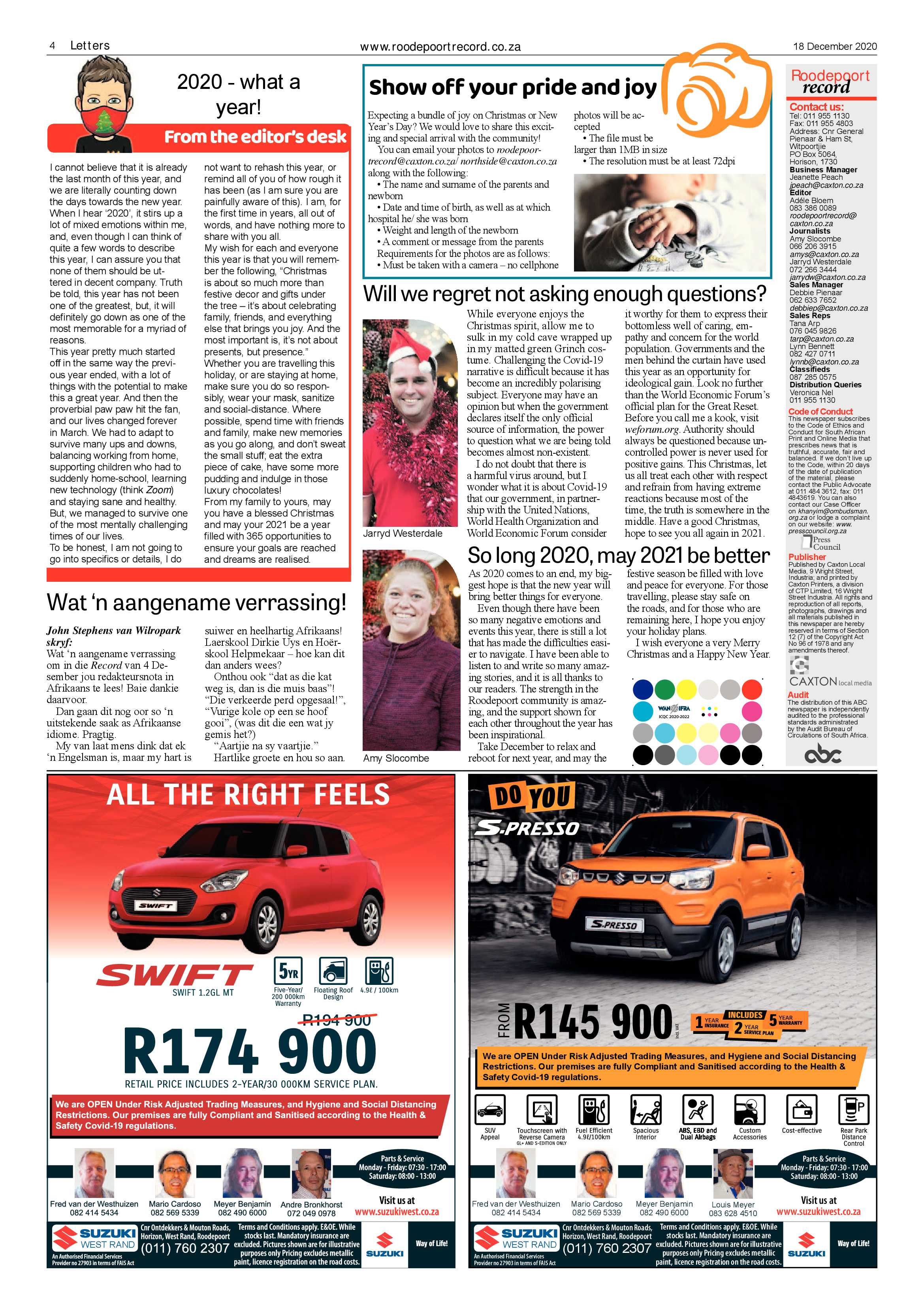 Roodepoort Record 18 December 2020 page 4