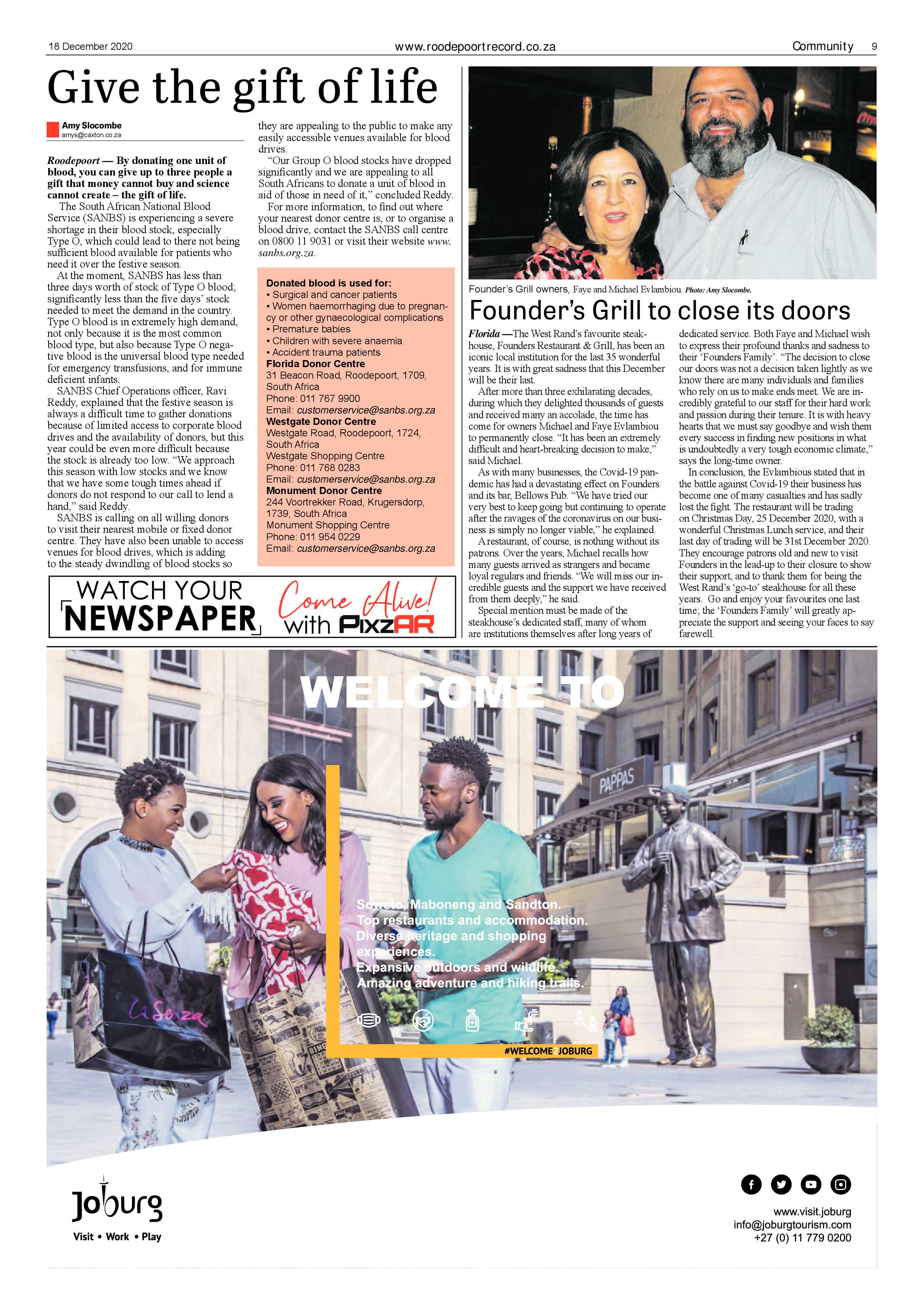 Roodepoort Record 18 December 2020 page 9