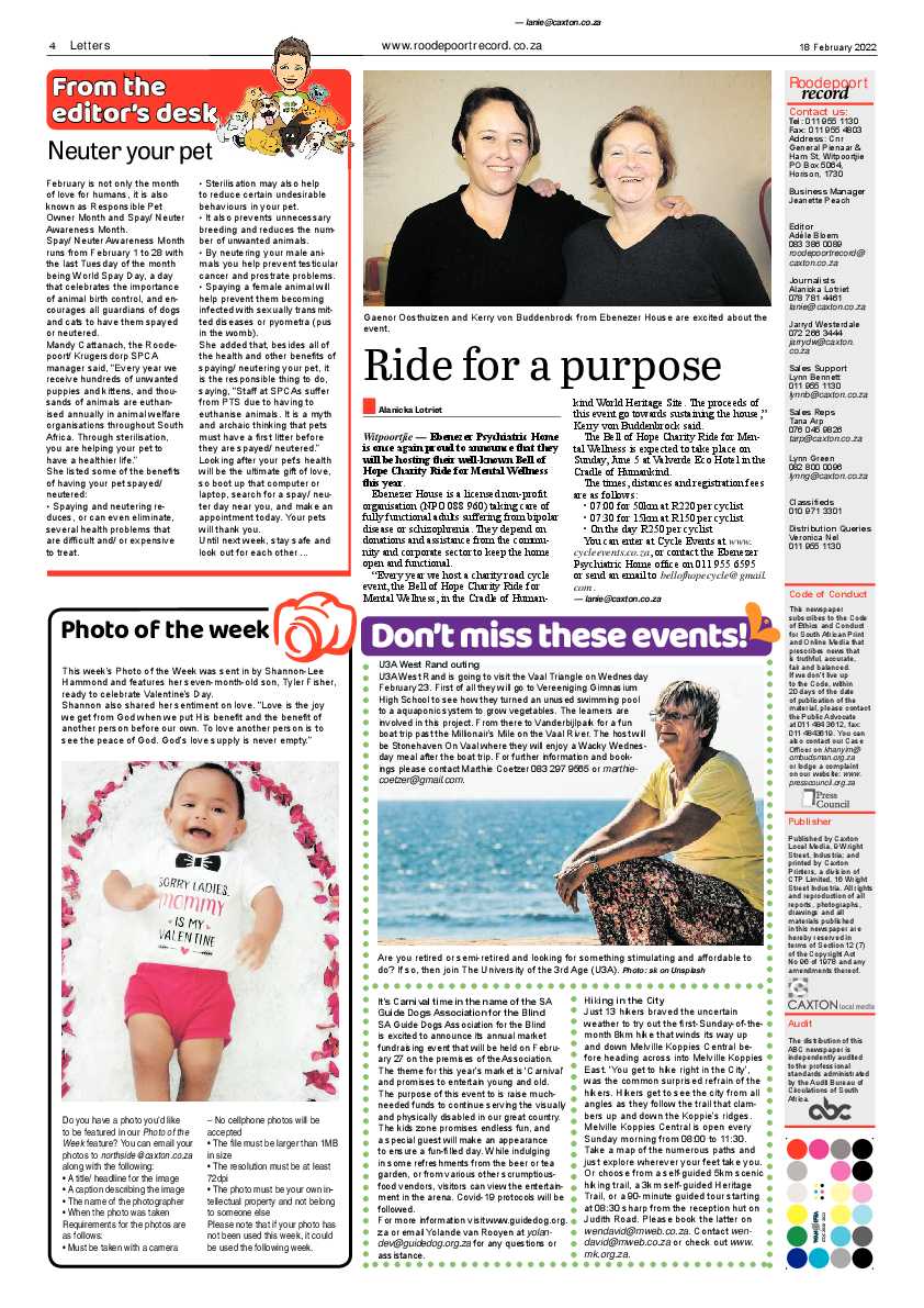 Roodepoort Record 18 February 2022 page 4
