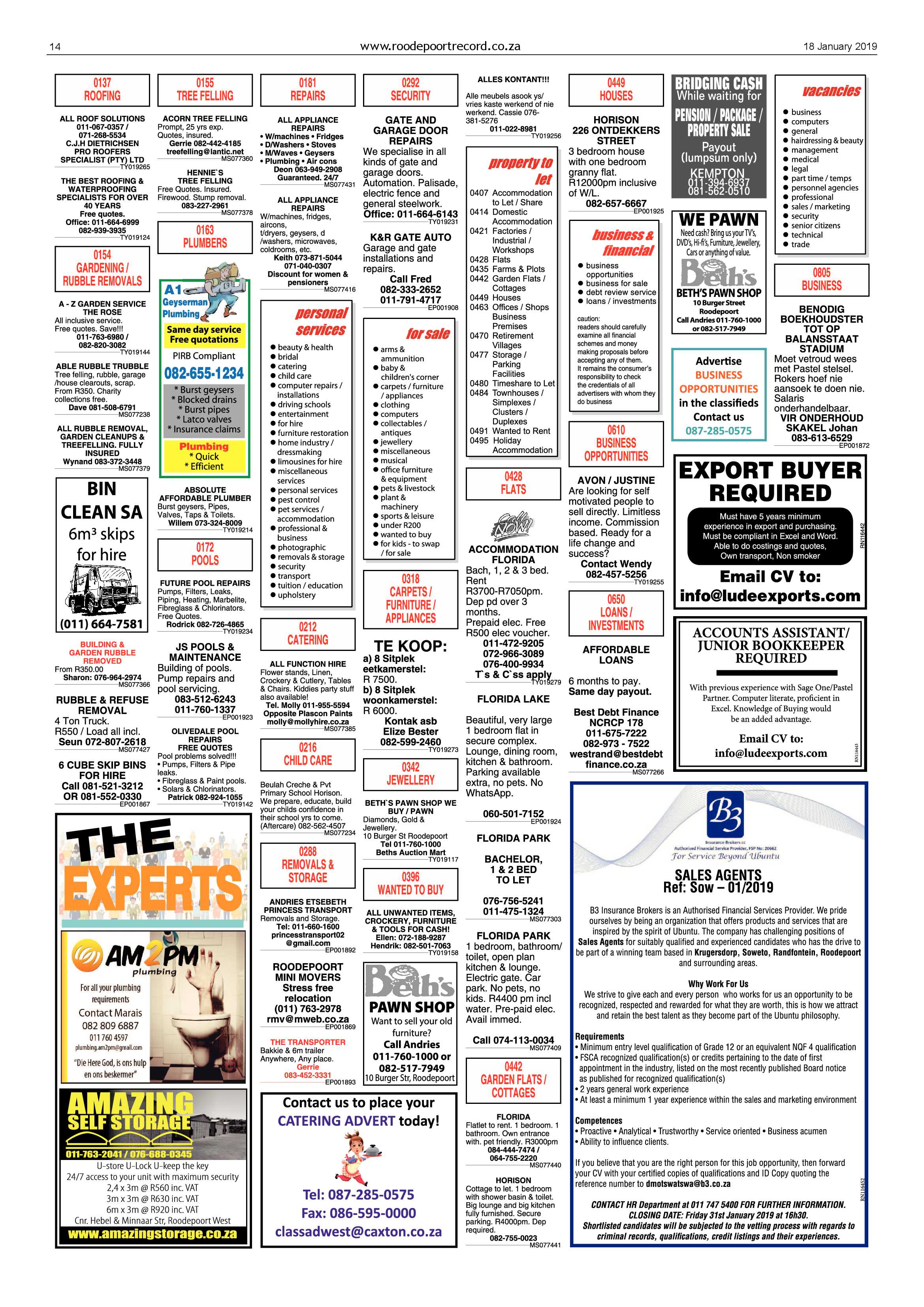 Roodepoort Record 18 January 2018 page 14