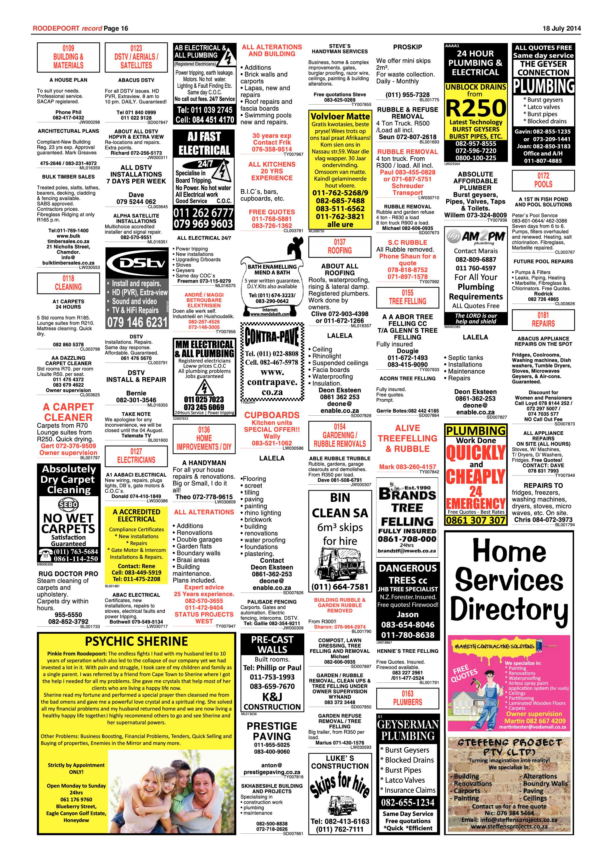 Roodepoort Record 18 July 2014 page 16