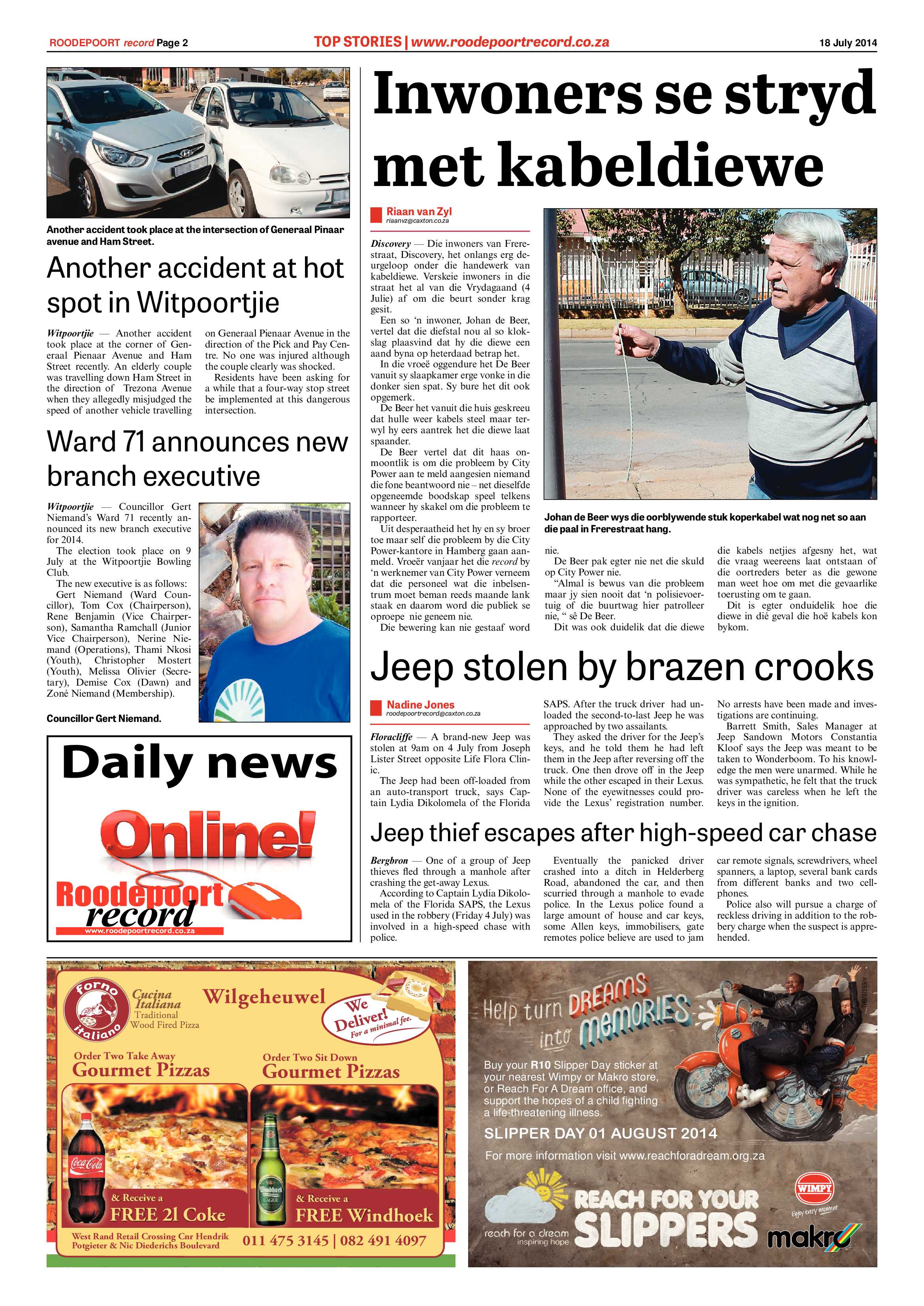 Roodepoort Record 18 July 2014 page 2