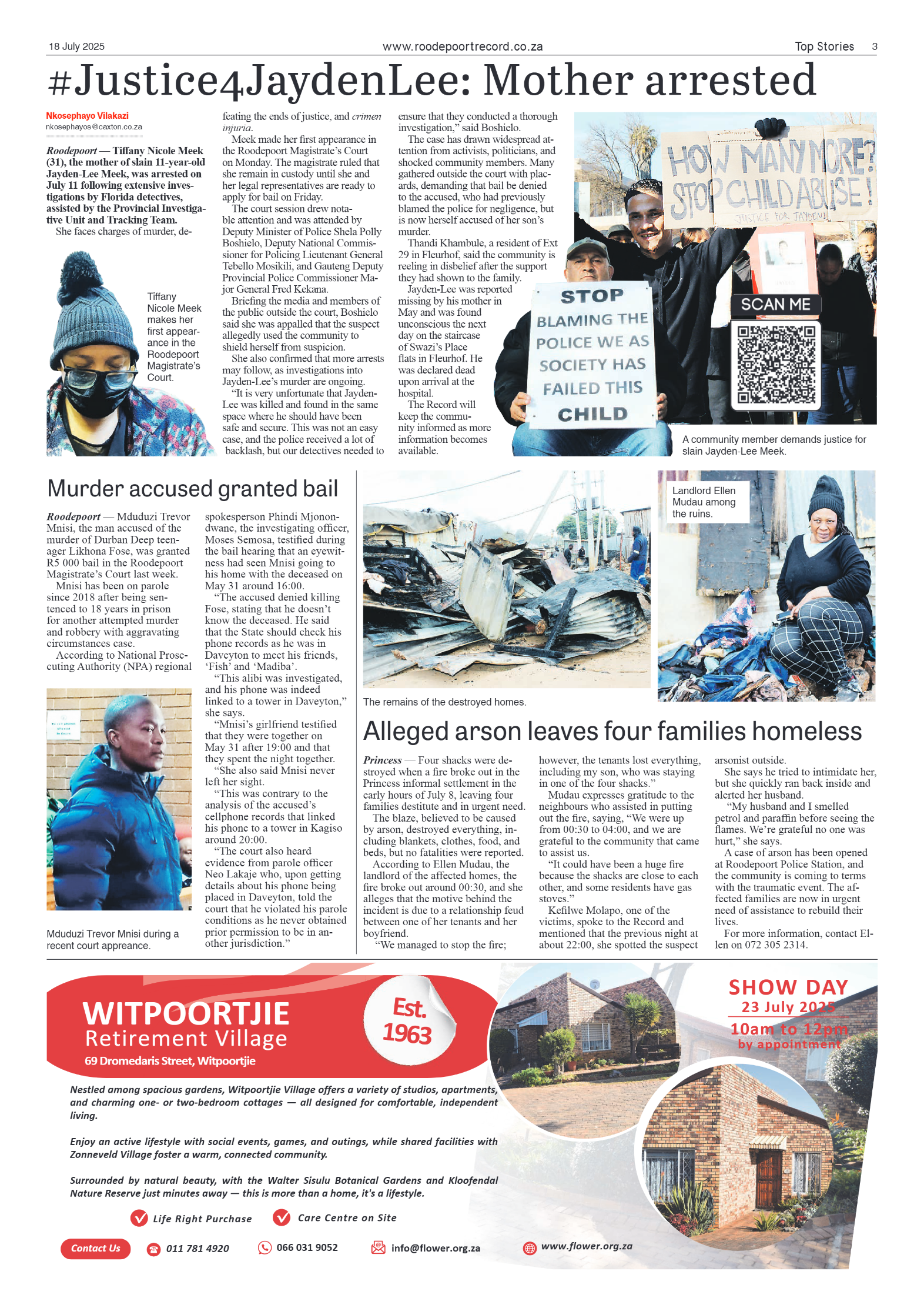Roodepoort Record 18 July 2025 page 3