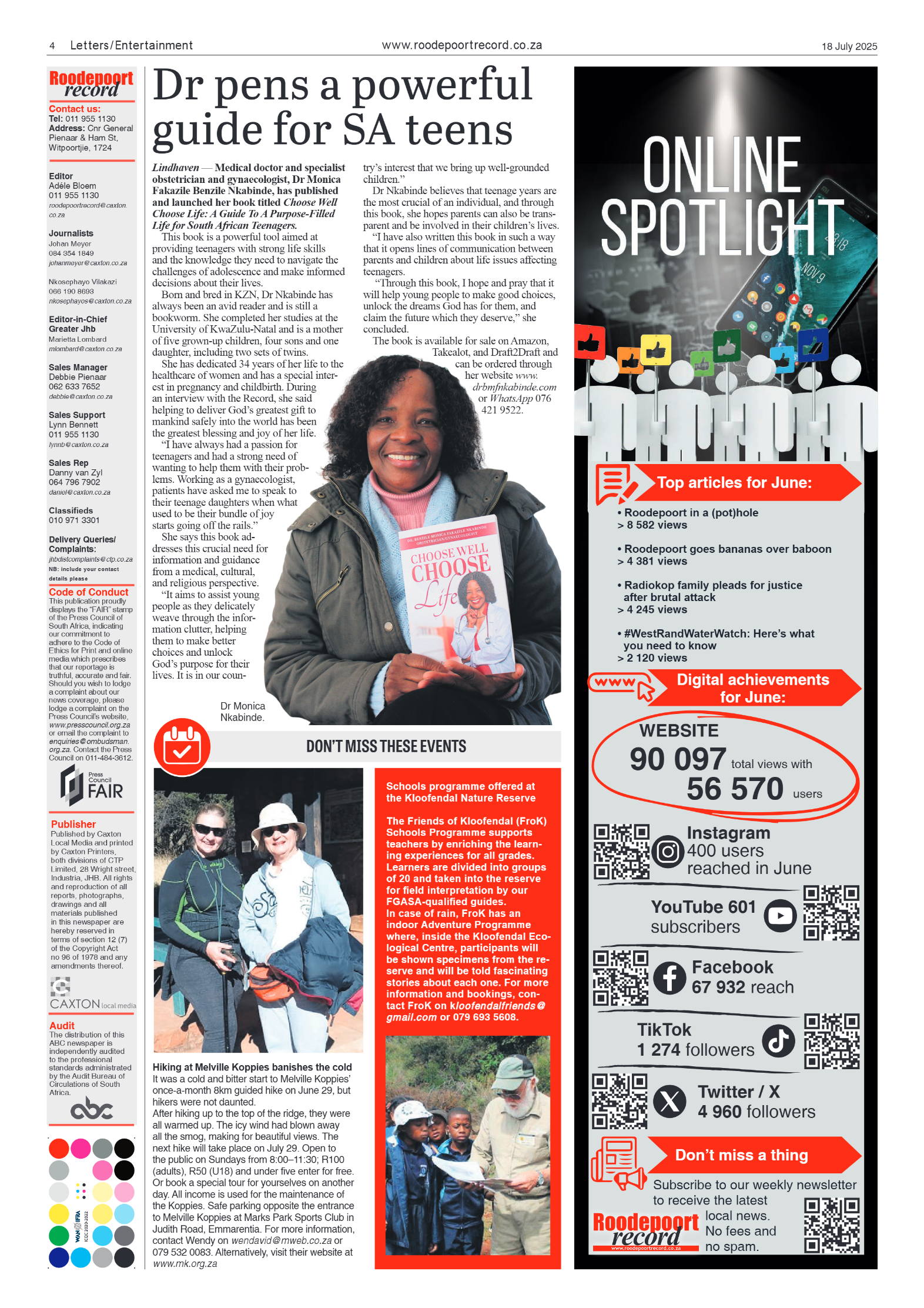 Roodepoort Record 18 July 2025 page 4