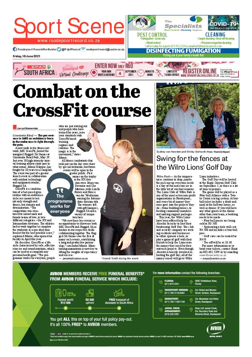 Roodepoort Record 18 June 2021 page 16