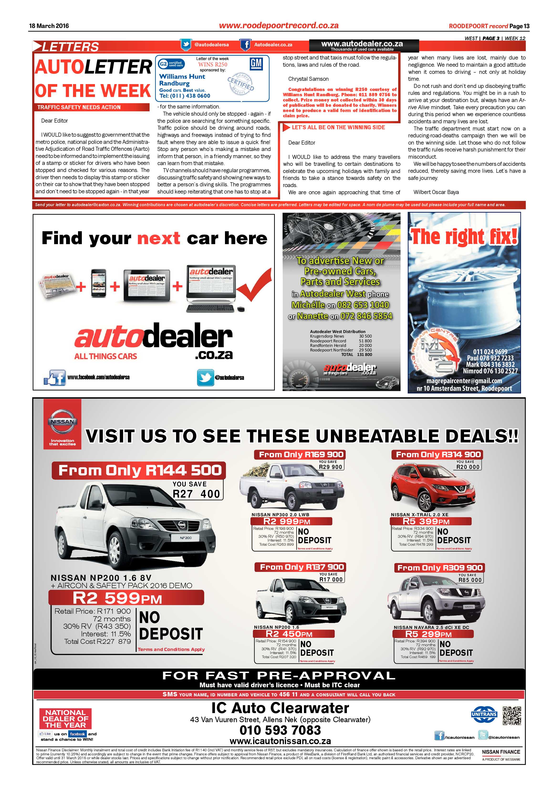 Roodepoort Record 18 March 2016 page 13