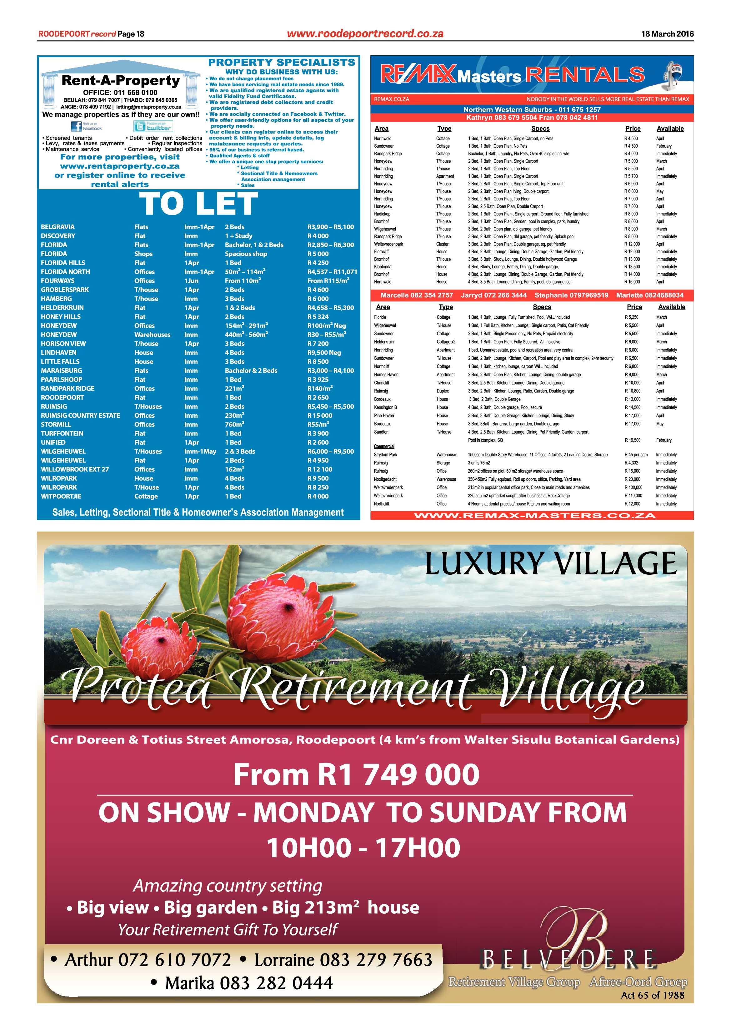 Roodepoort Record 18 March 2016 page 18