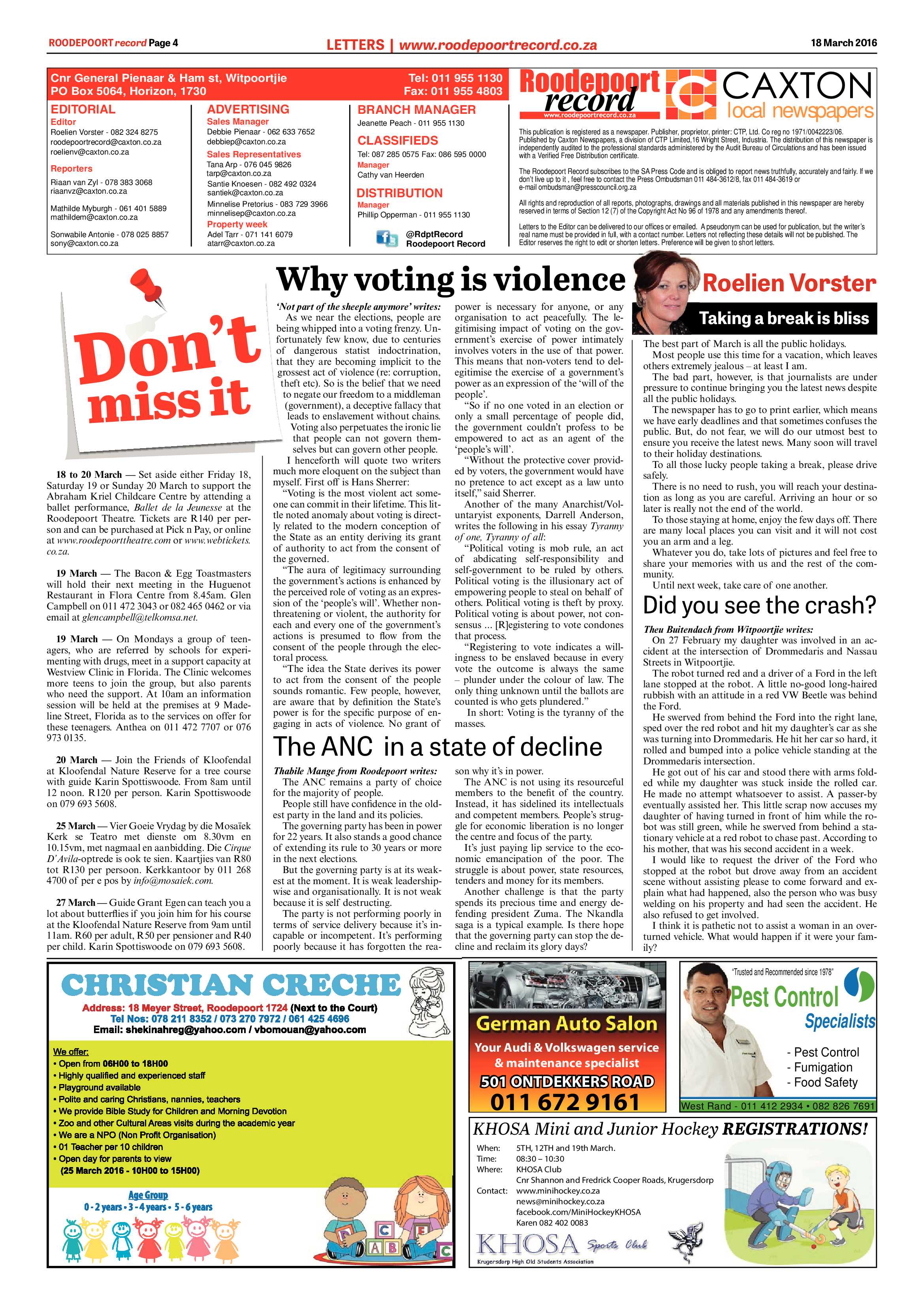 Roodepoort Record 18 March 2016 page 4