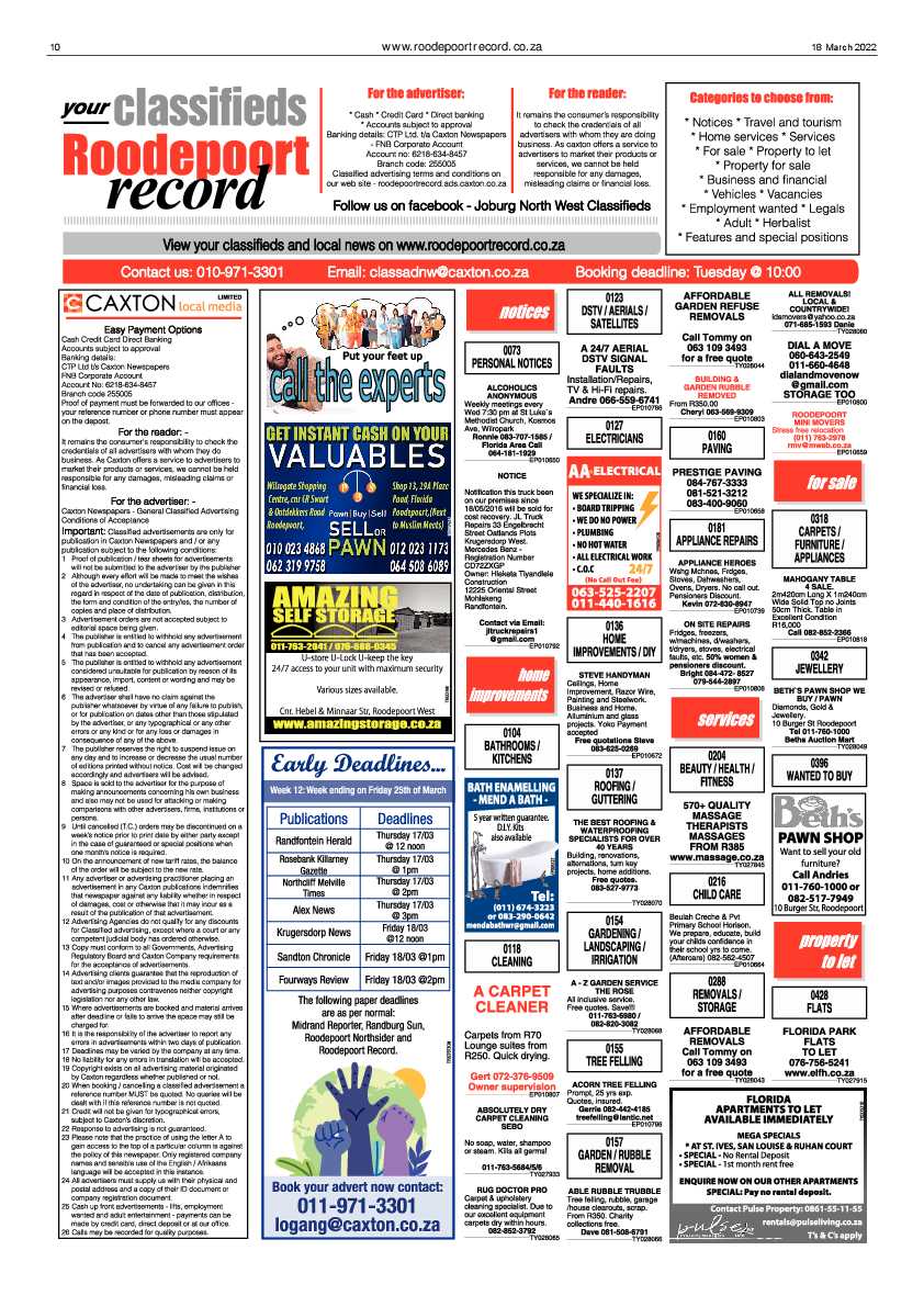 Roodepoort Record 18 March 2022 page 10