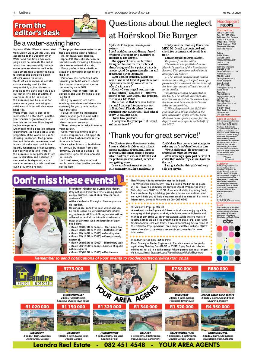 Roodepoort Record 18 March 2022 page 4