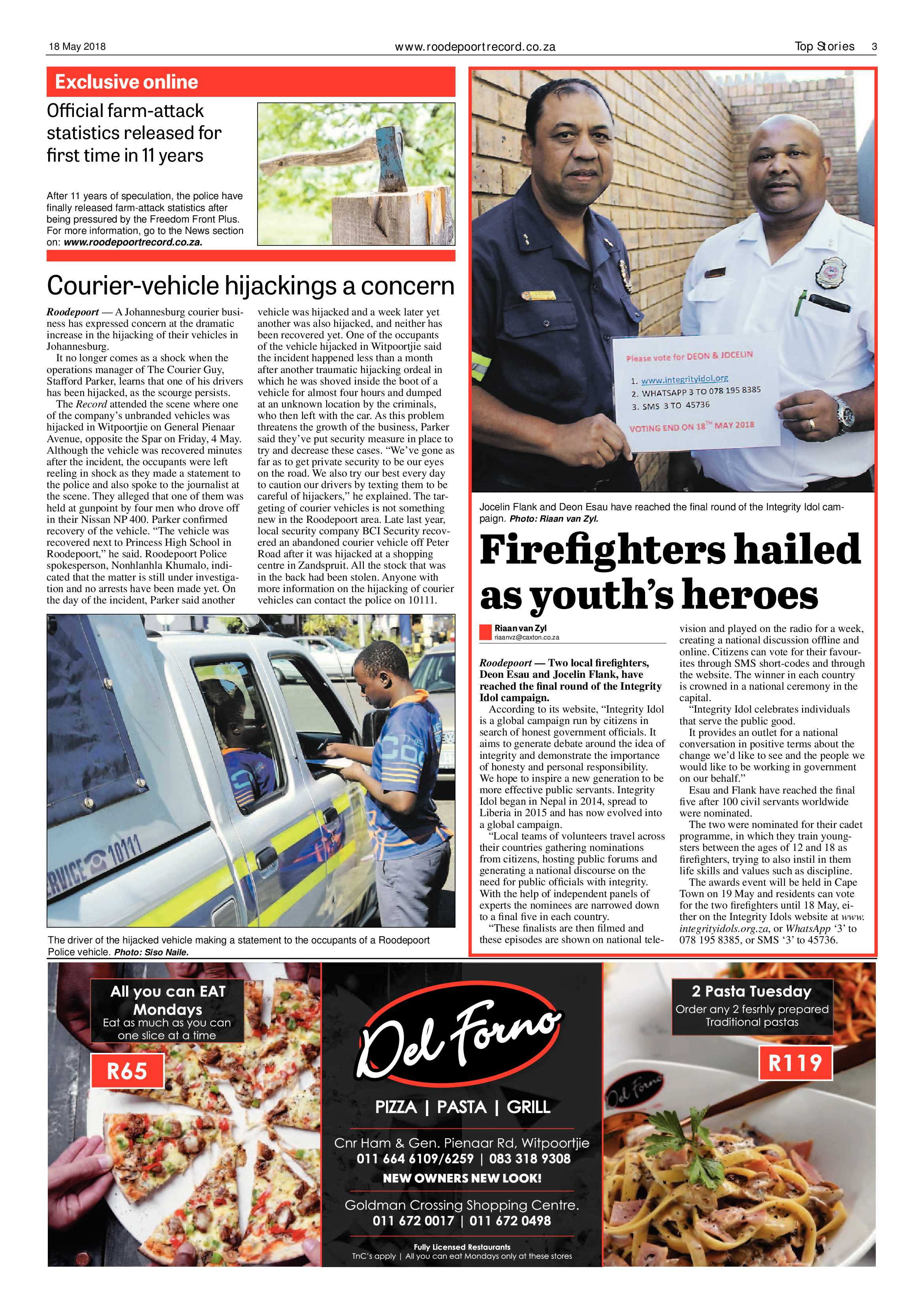 Roodepoort Record 18 May 2018 page 3