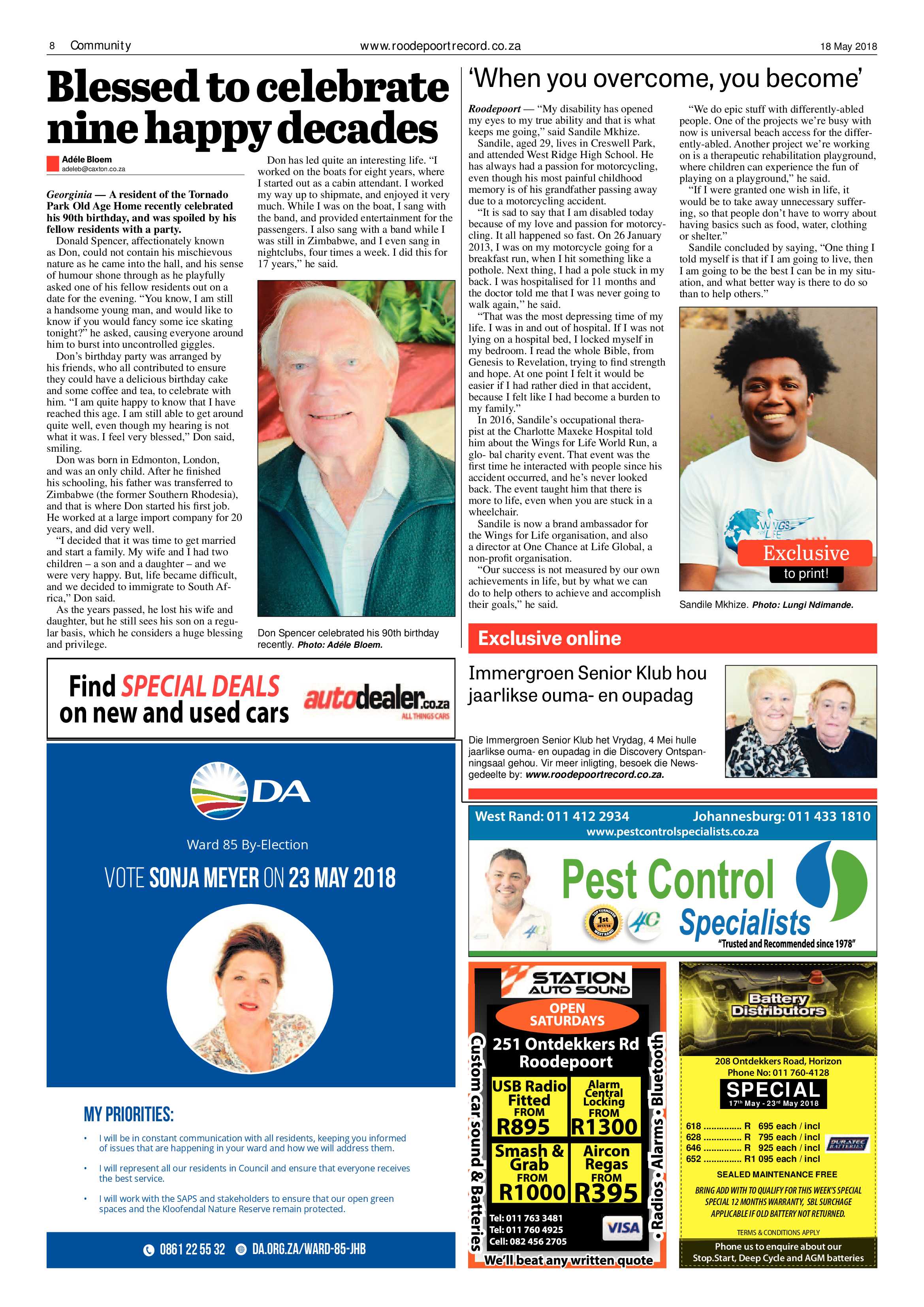 Roodepoort Record 18 May 2018 page 8