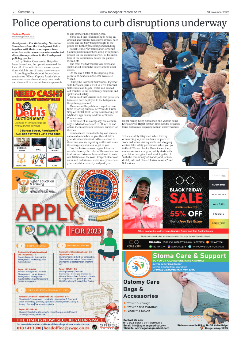 Roodepoort Record 18 November 2022 page 2