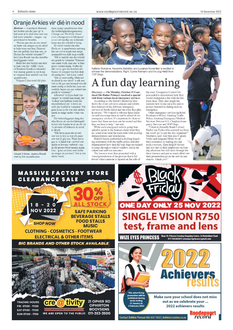 Roodepoort Record 18 November 2022 page 4