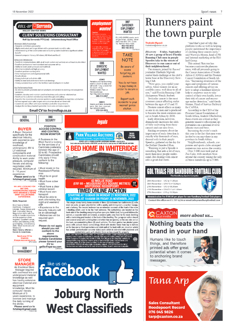 Roodepoort Record 18 November 2022 page 7