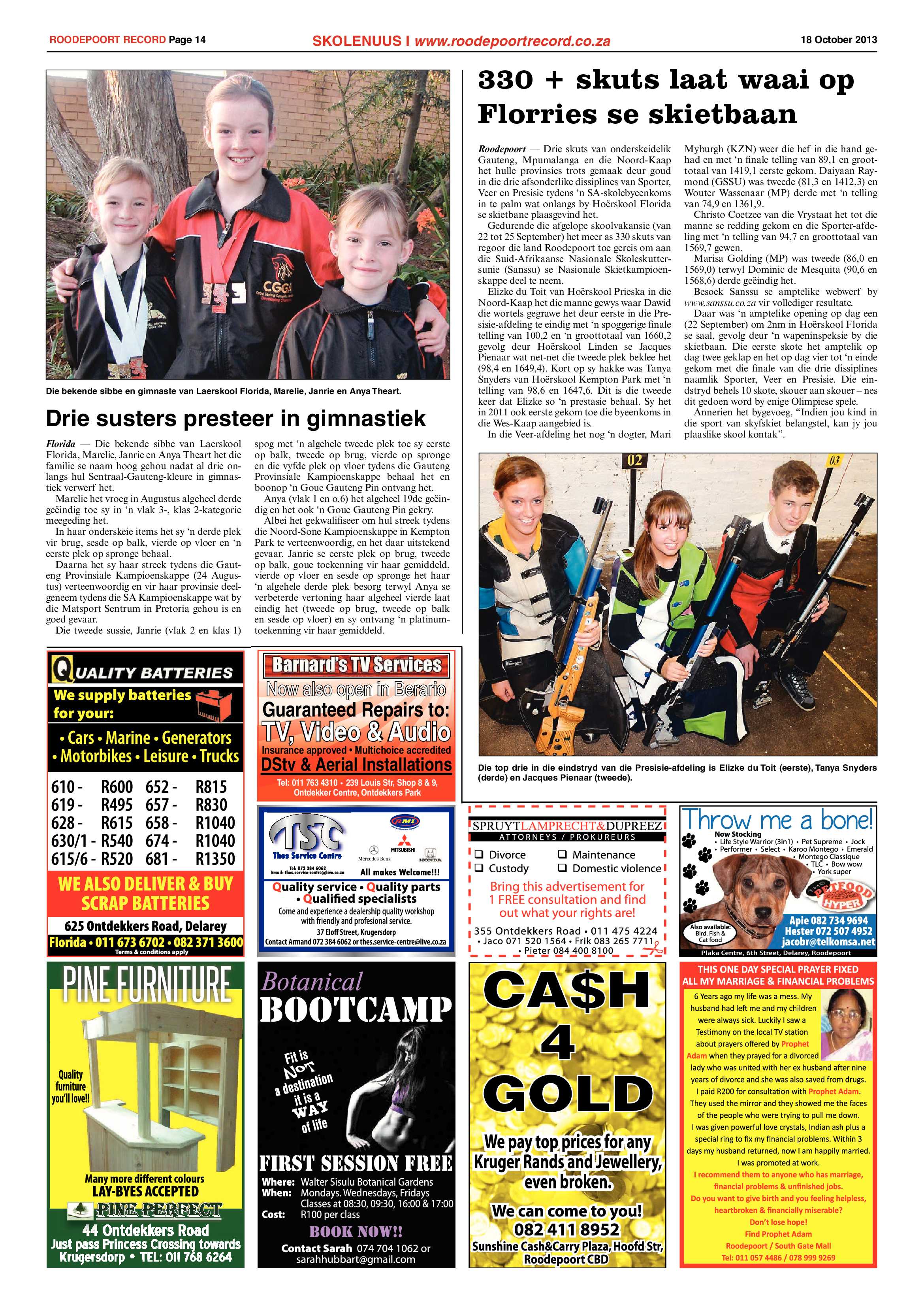 Roodepoort Record 18 October 2013 page 14