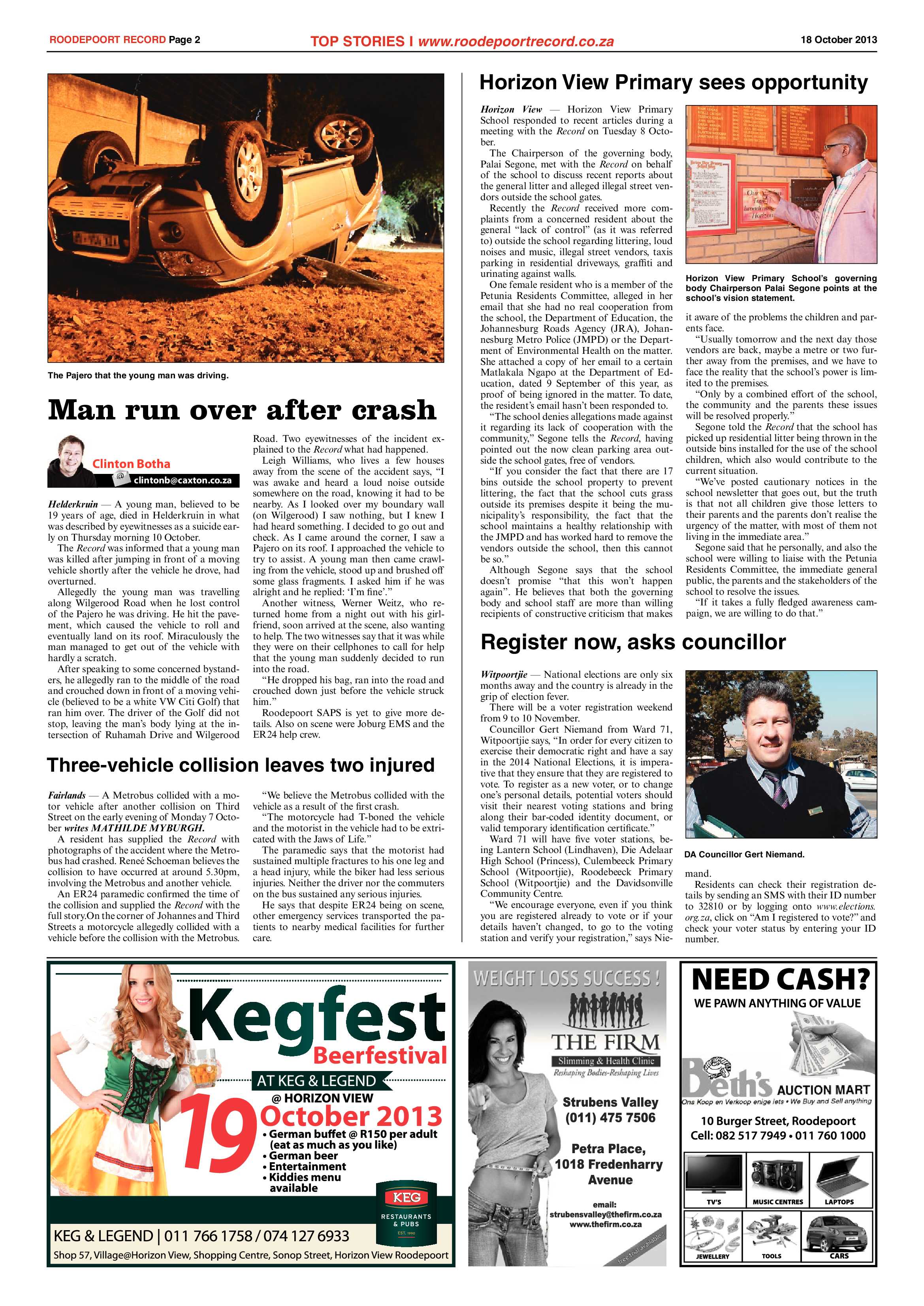 Roodepoort Record 18 October 2013 page 2