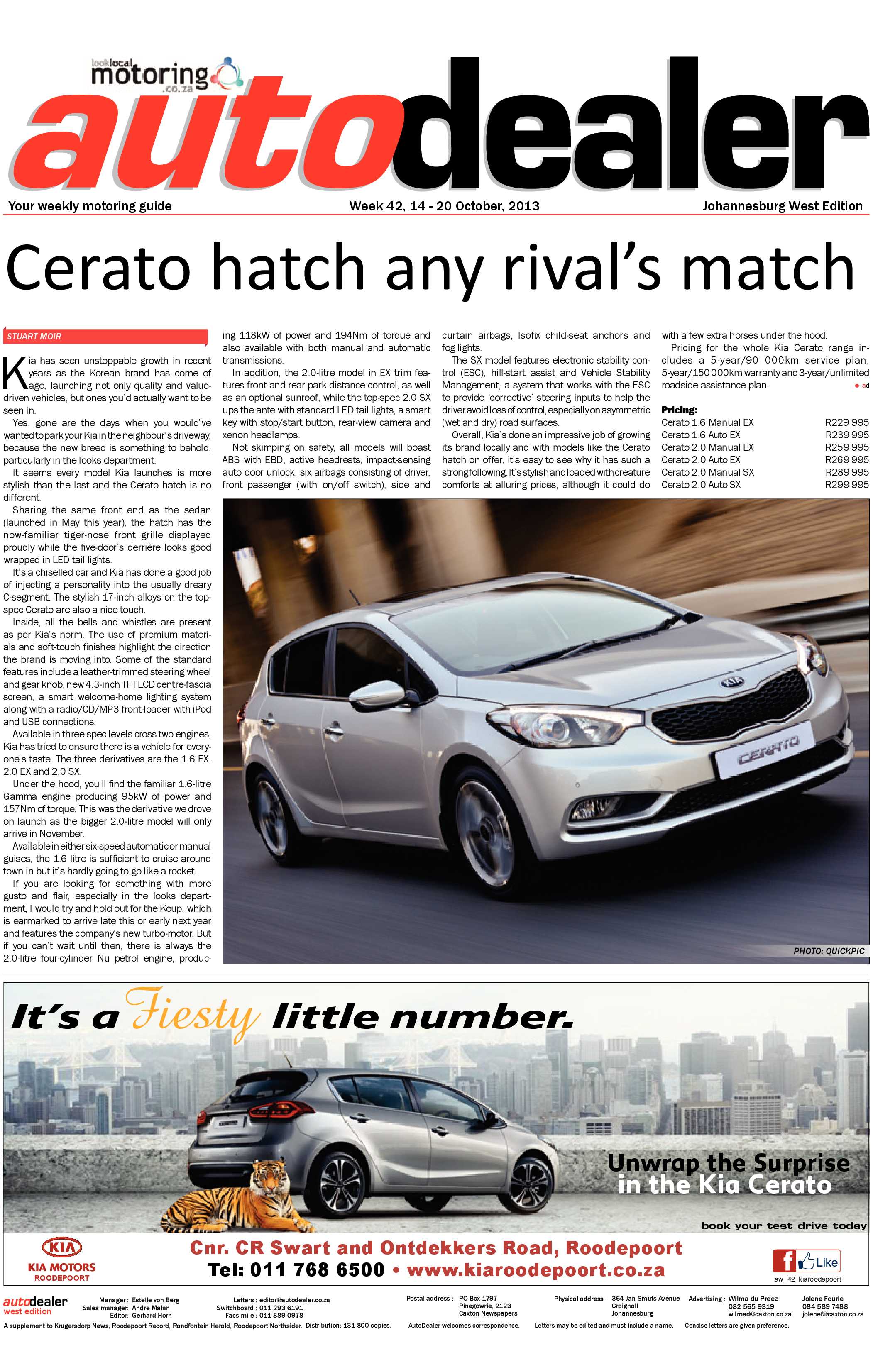 Roodepoort Record 18 October 2013 page 25