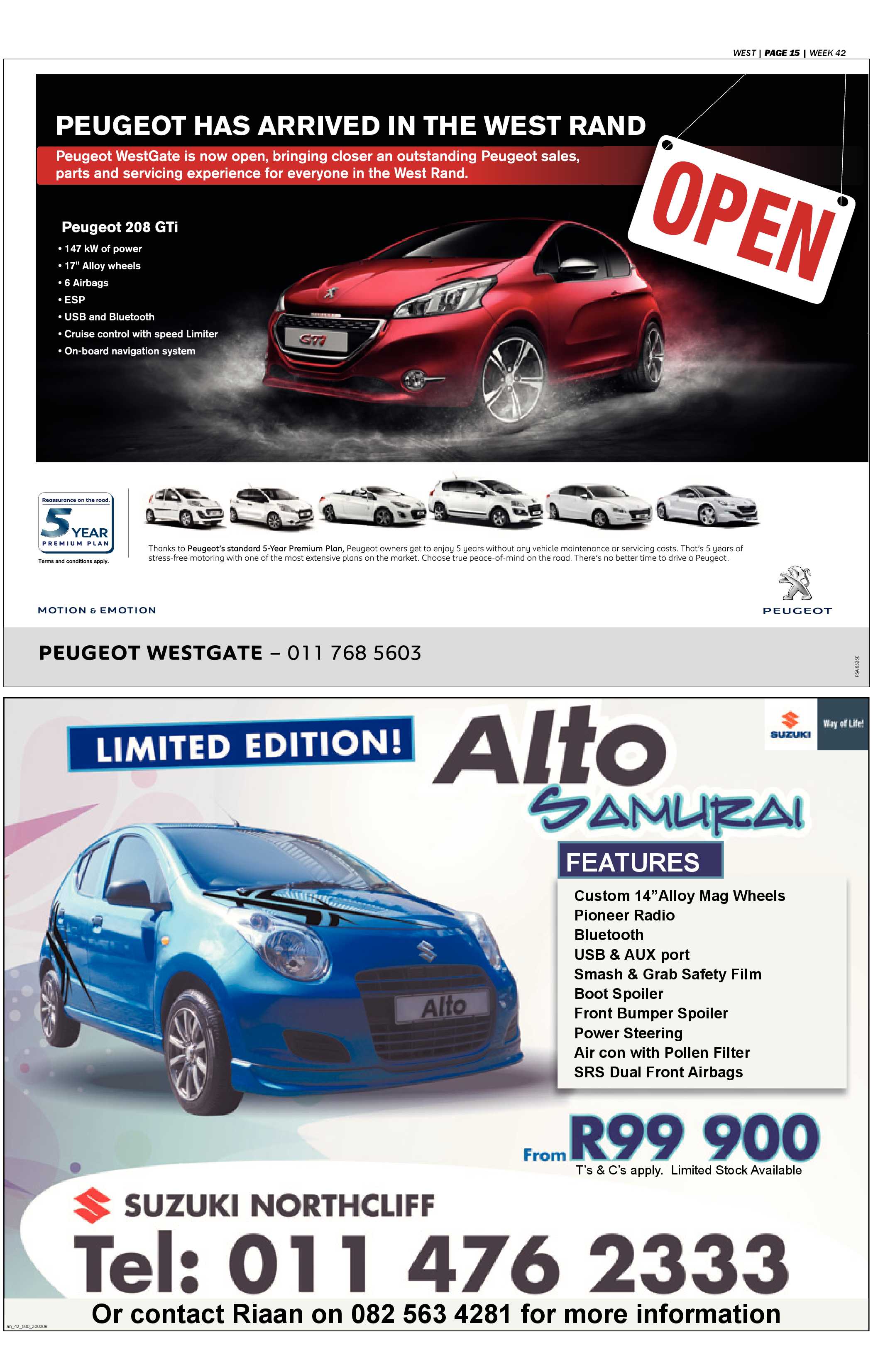 Roodepoort Record 18 October 2013 page 39