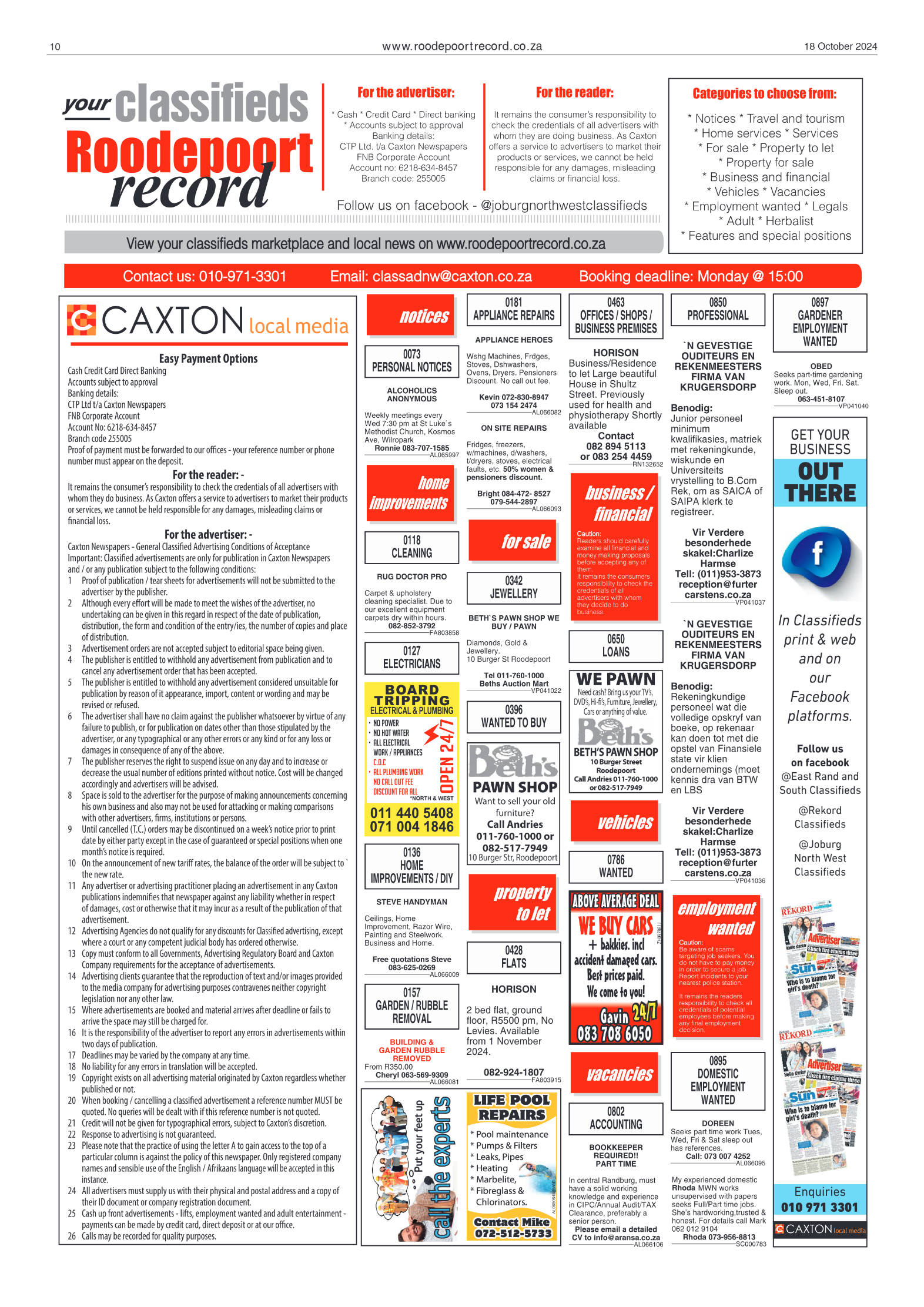 Roodepoort Record 18 October 2024 page 10