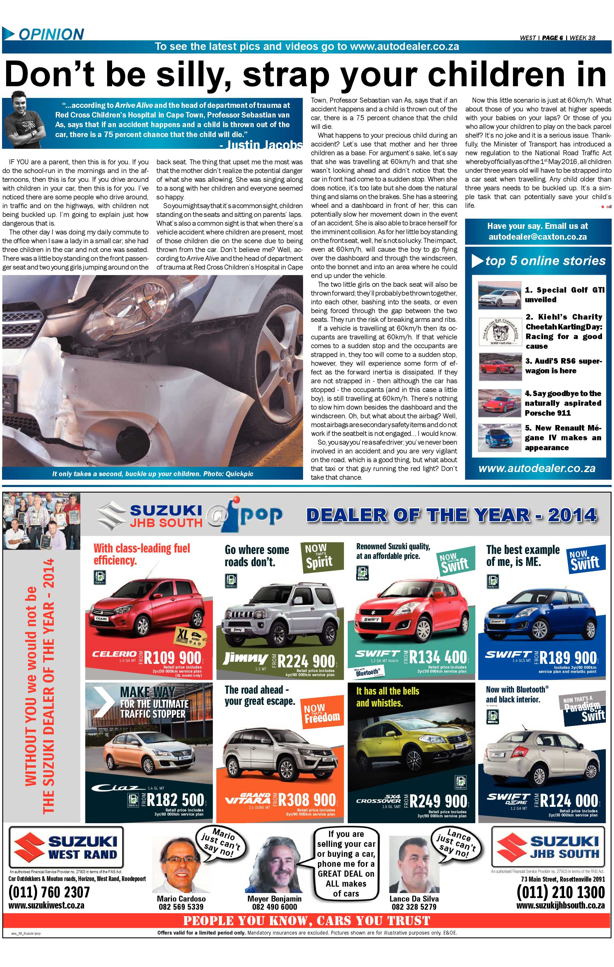 Roodepoort Record 18 September 2015 page 16