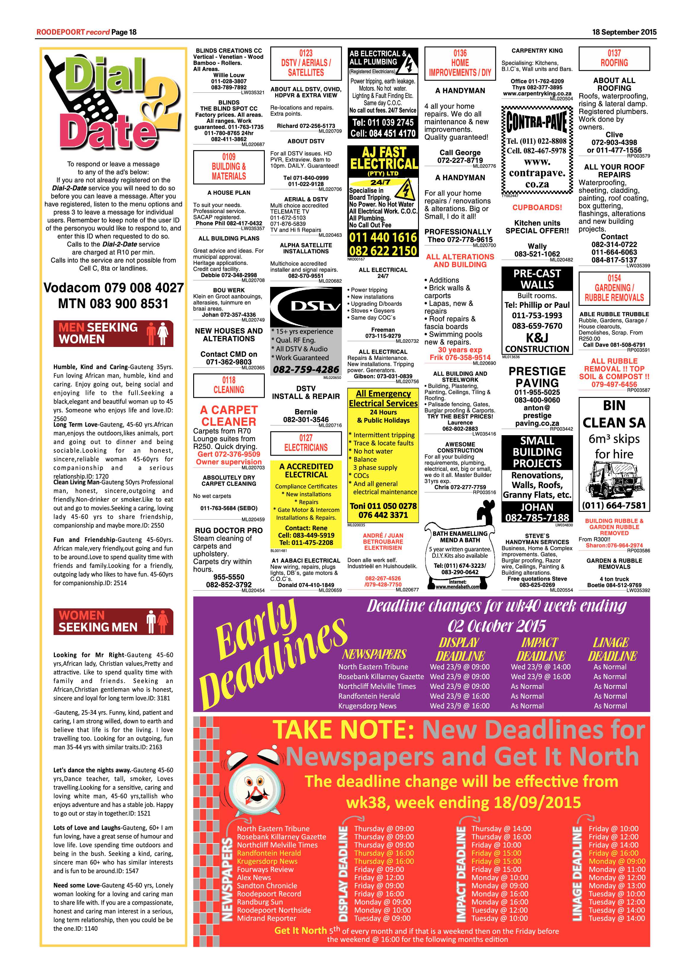 Roodepoort Record 18 September 2015 page 24