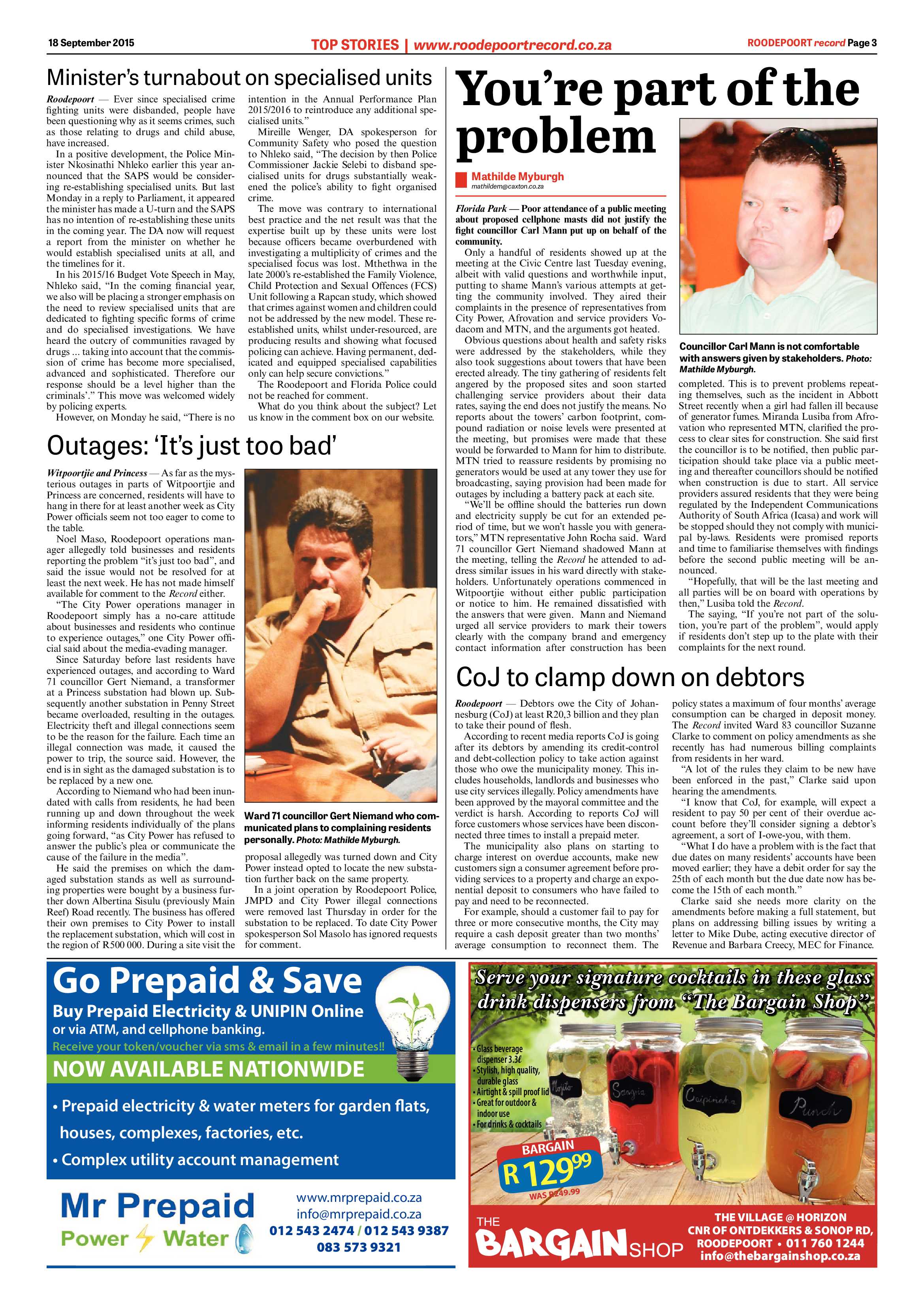 Roodepoort Record 18 September 2015 page 3