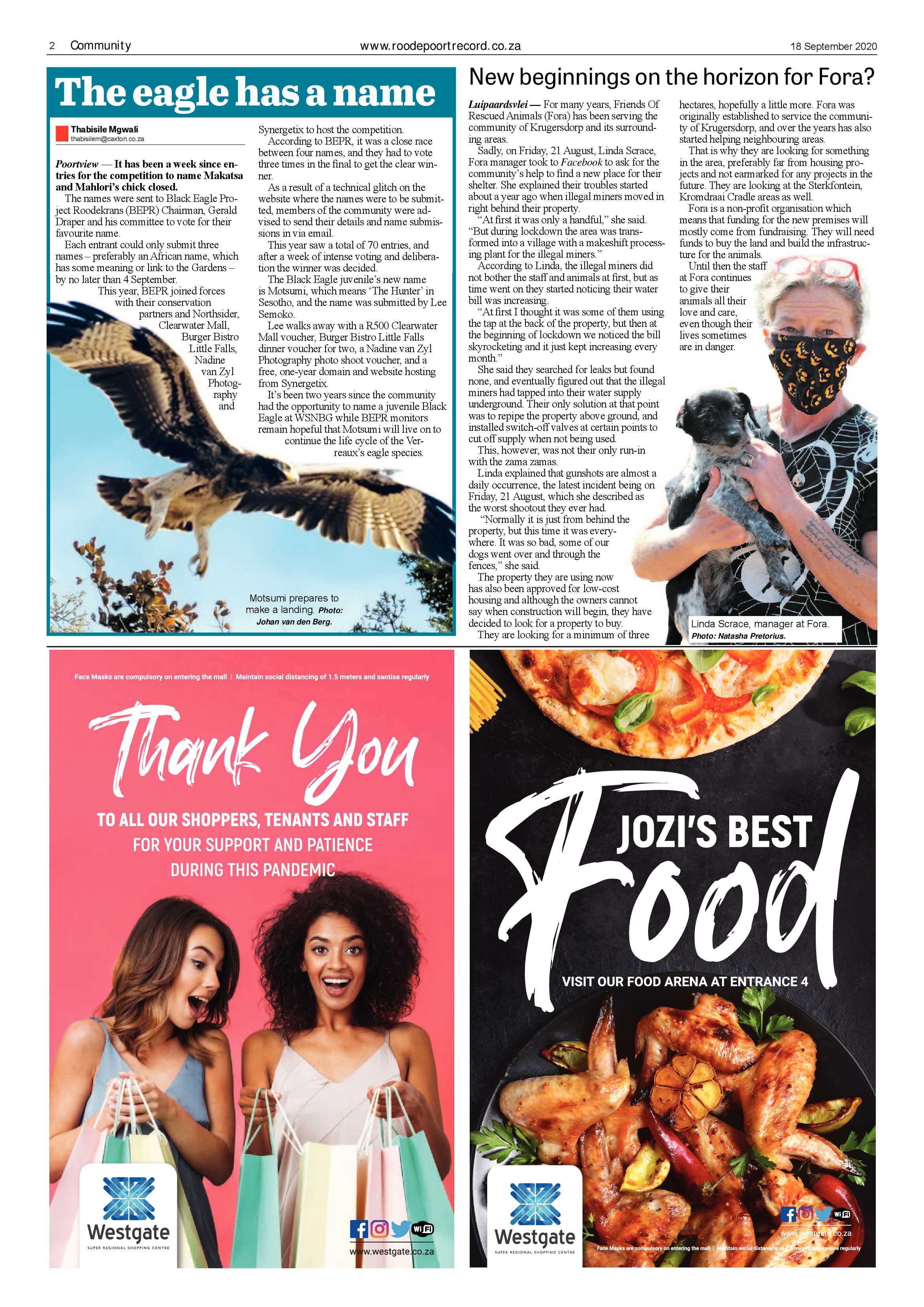Roodepoort Record 18 September 2020 page 2