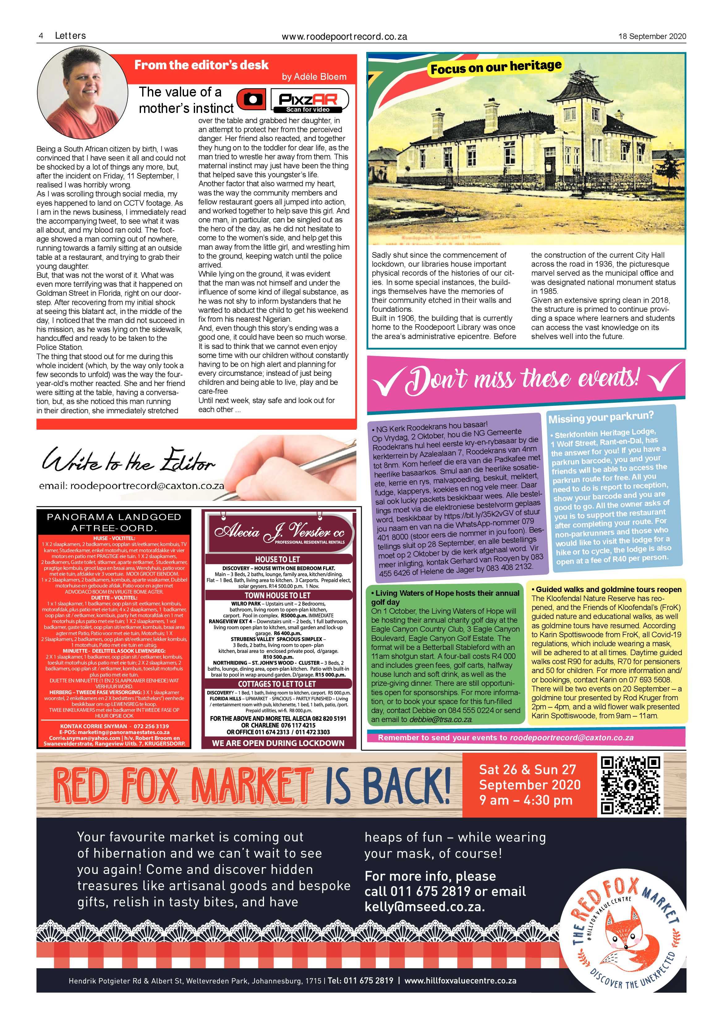 Roodepoort Record 18 September 2020 page 4