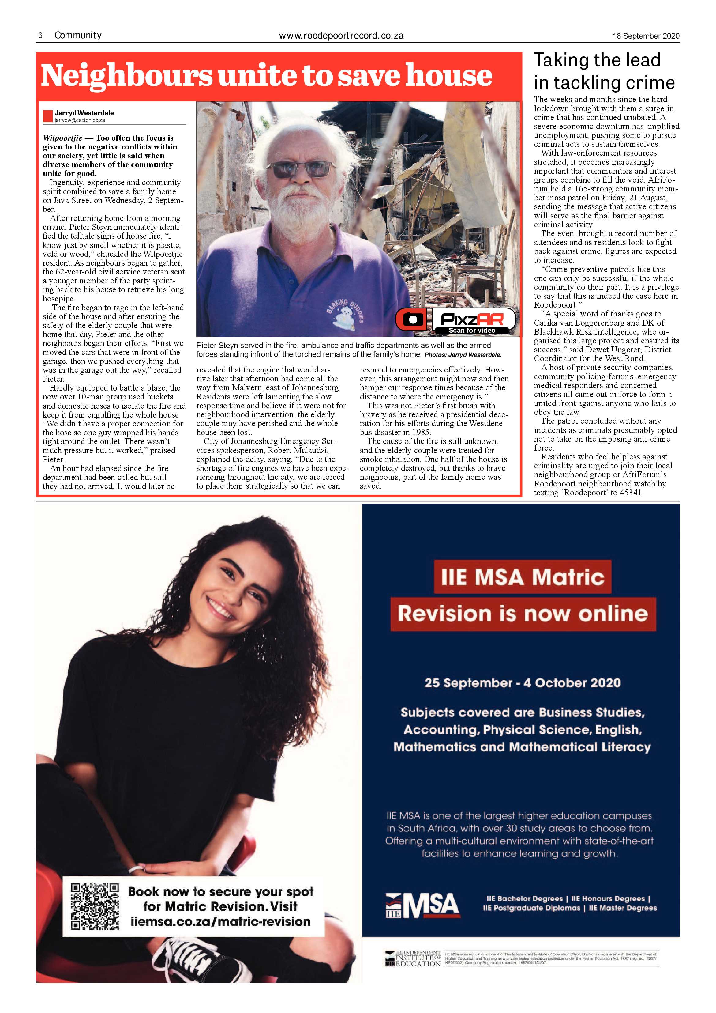 Roodepoort Record 18 September 2020 page 6
