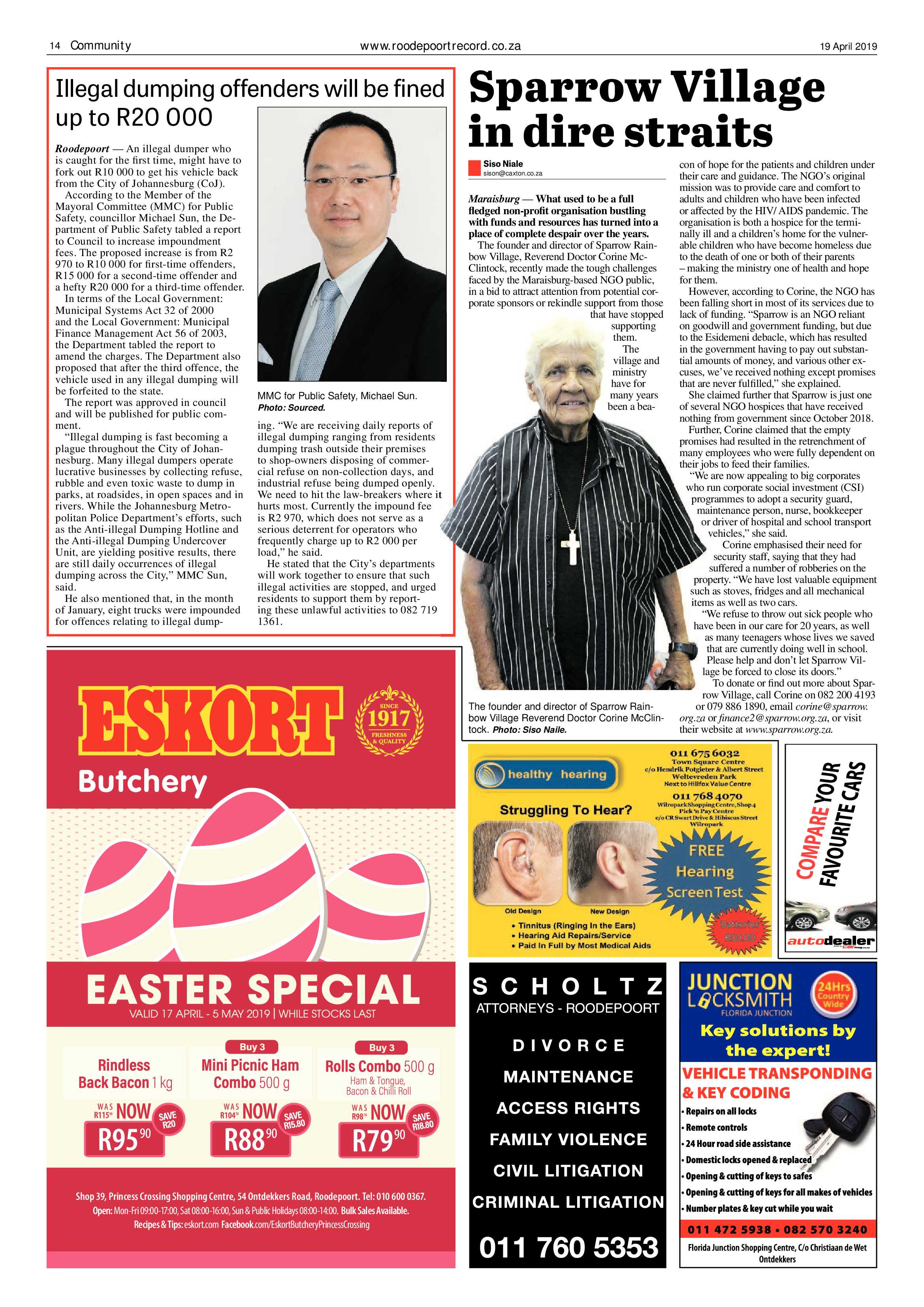 Roodepoort Record 19 April 2019 page 14