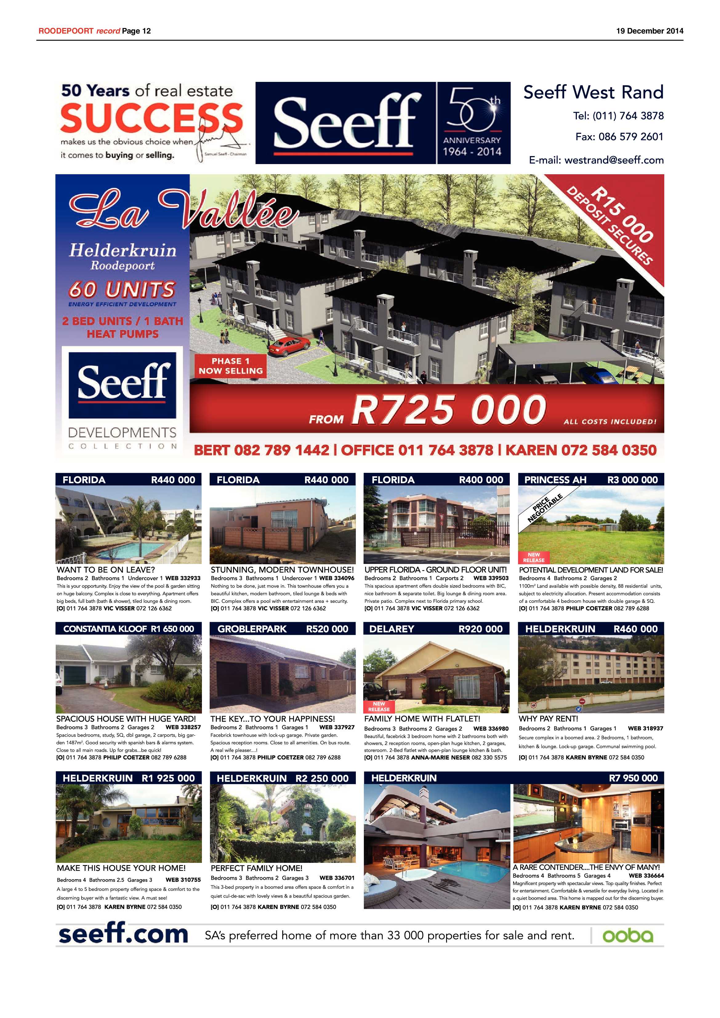 Roodepoort Record 19 December 2015 page 12