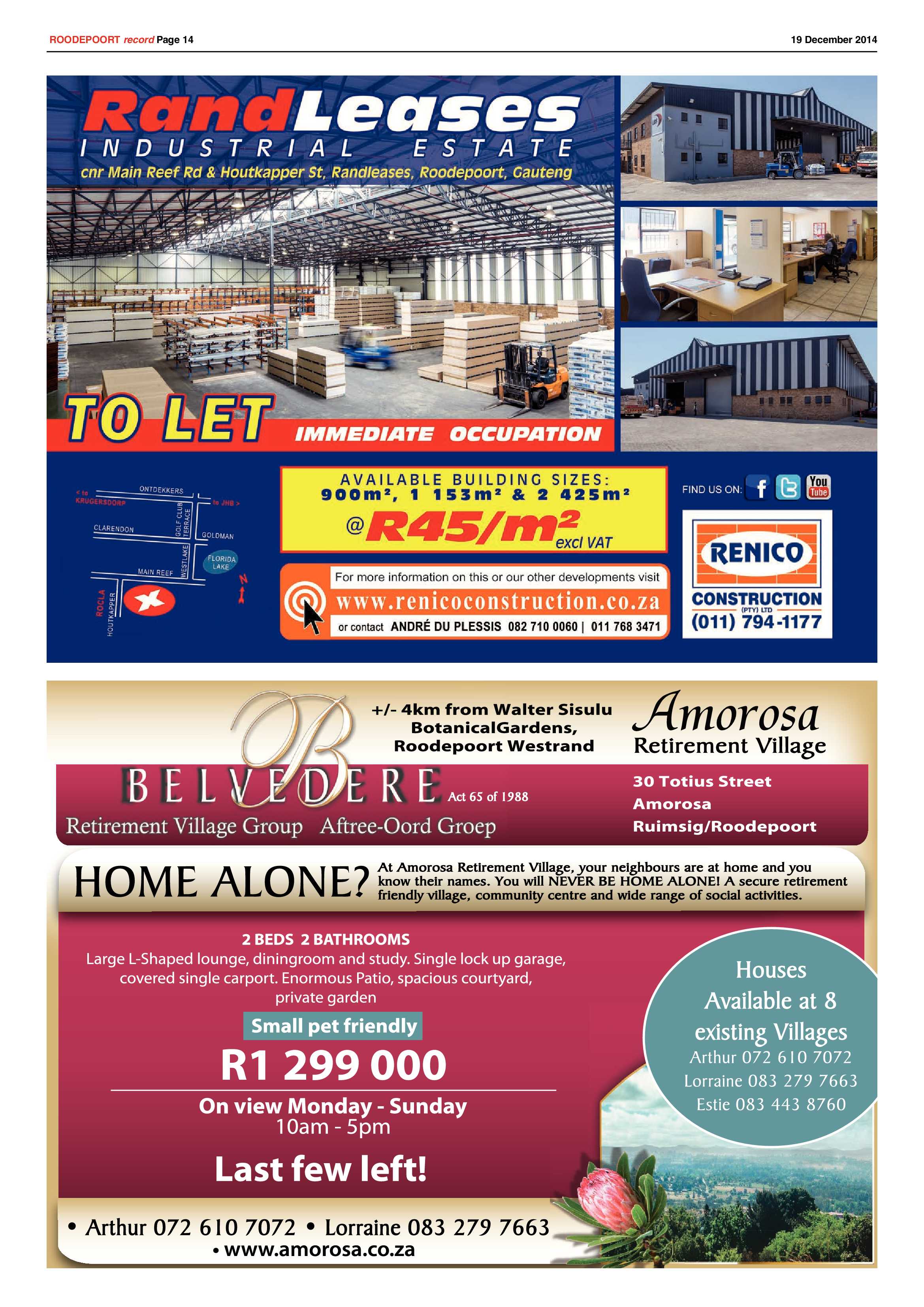 Roodepoort Record 19 December 2015 page 14