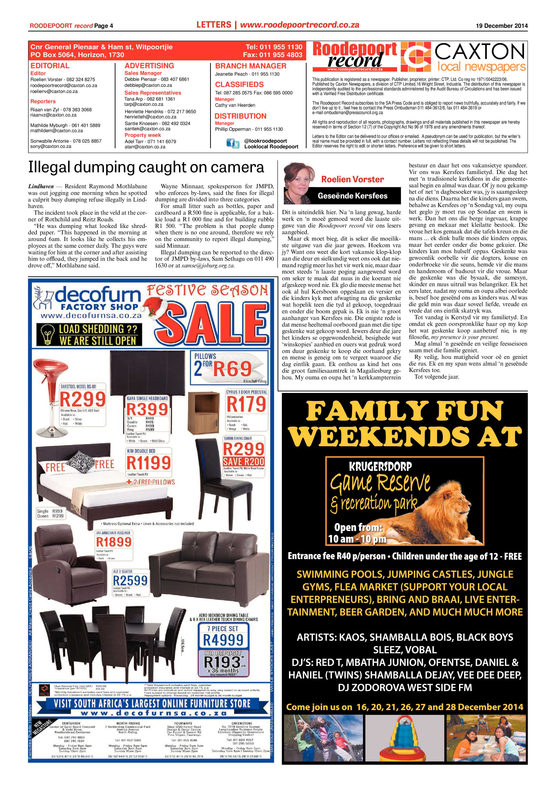 Roodepoort Record 19 December 2015 page 4