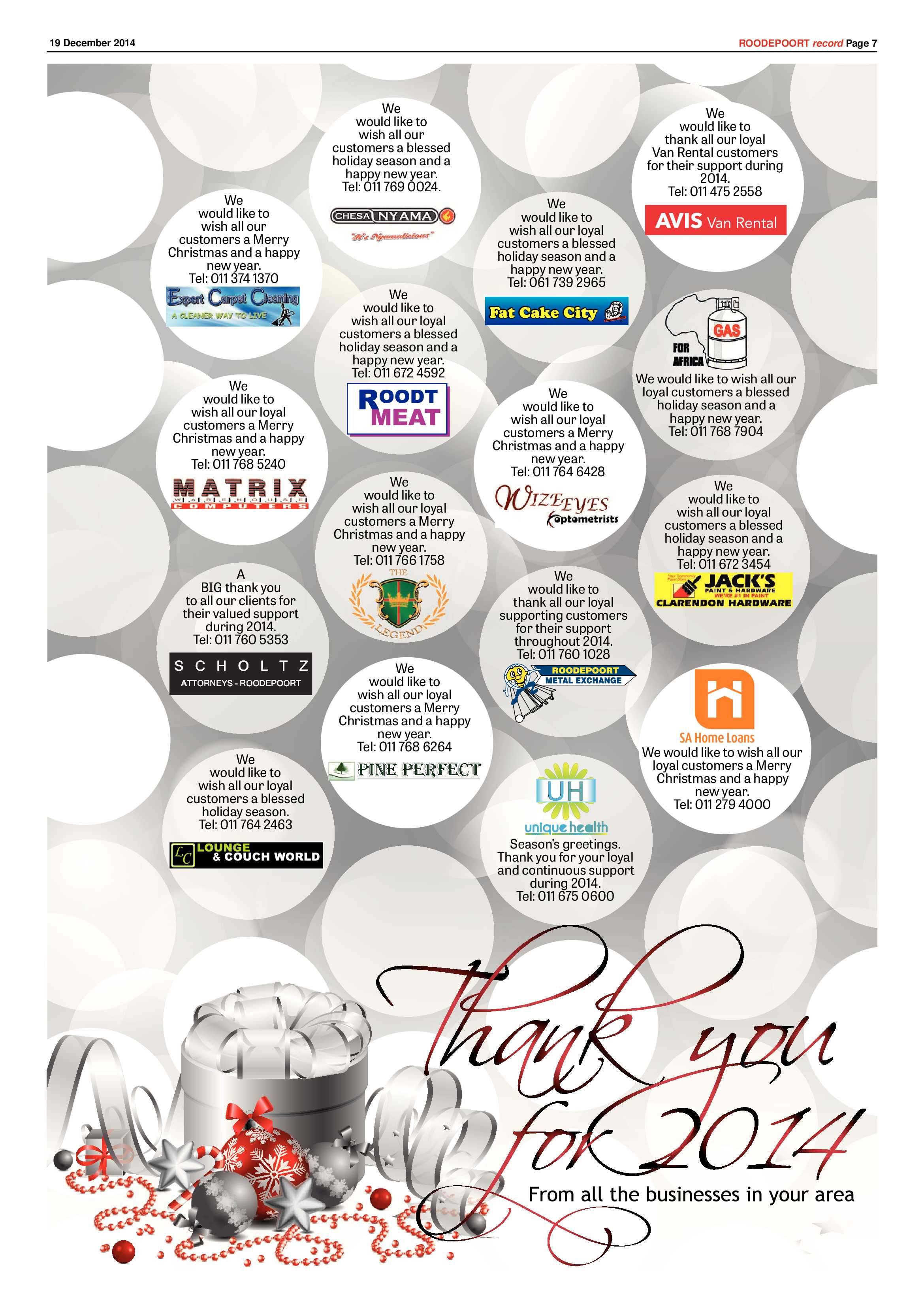 Roodepoort Record 19 December 2015 page 7