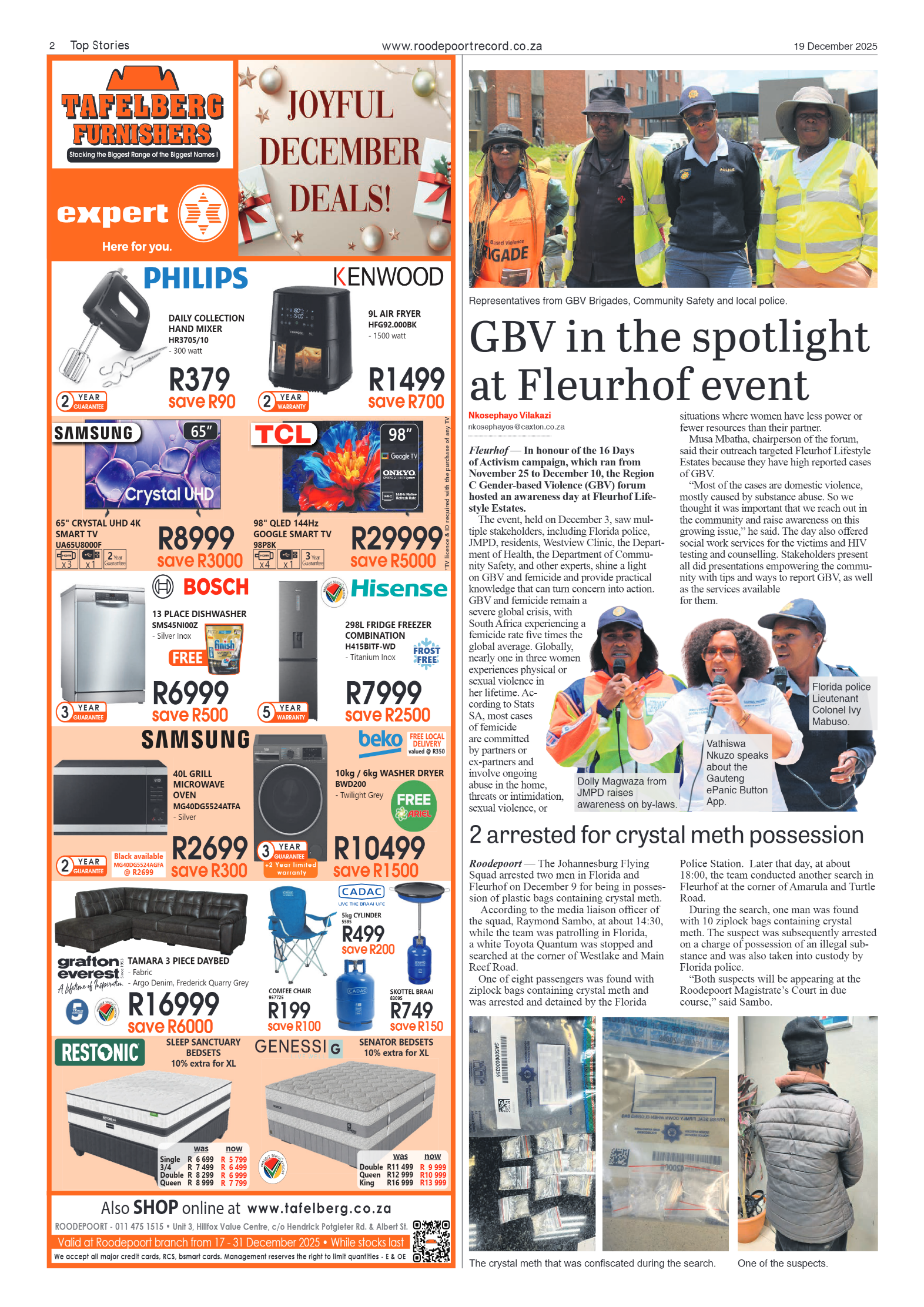 Roodepoort Record 19 December 2025 page 2