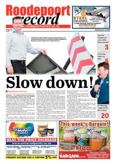 Roodepoort Record 19 February 2016