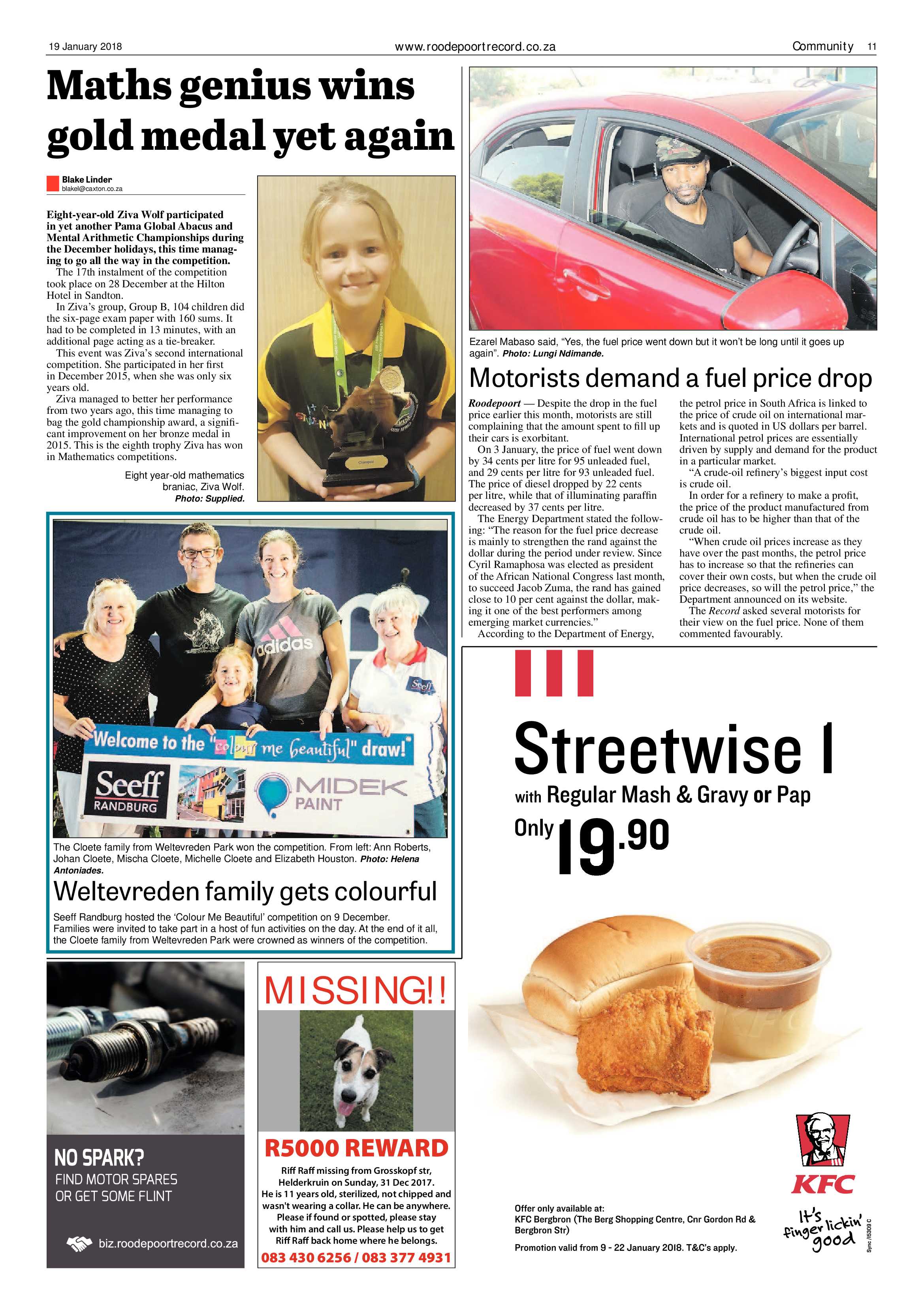 Roodepoort Record 19 January 2018 page 11