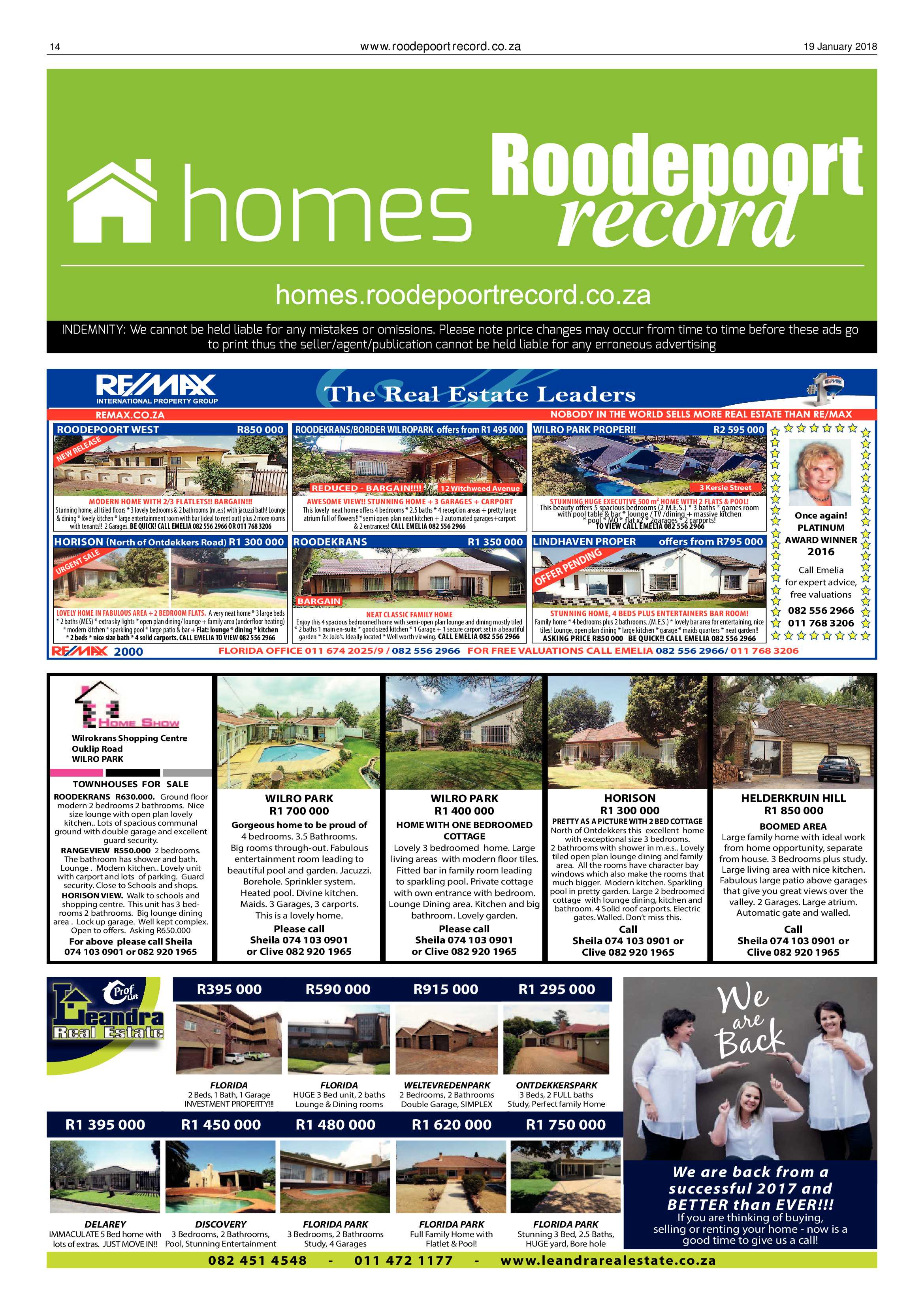 Roodepoort Record 19 January 2018 page 14