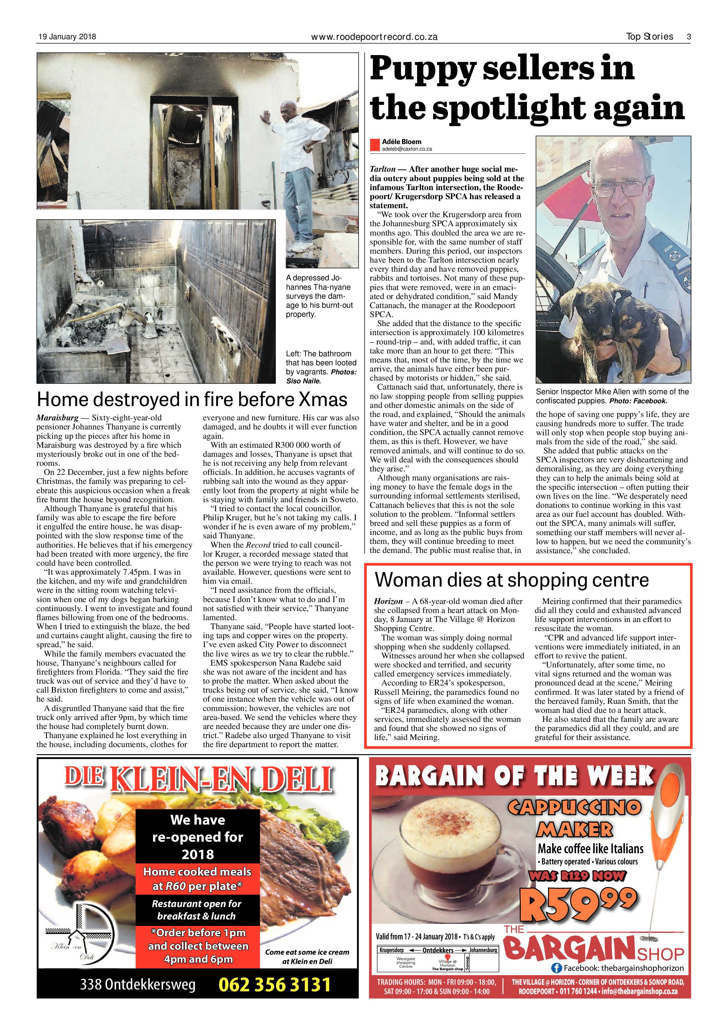 Roodepoort Record 19 January 2018 page 3