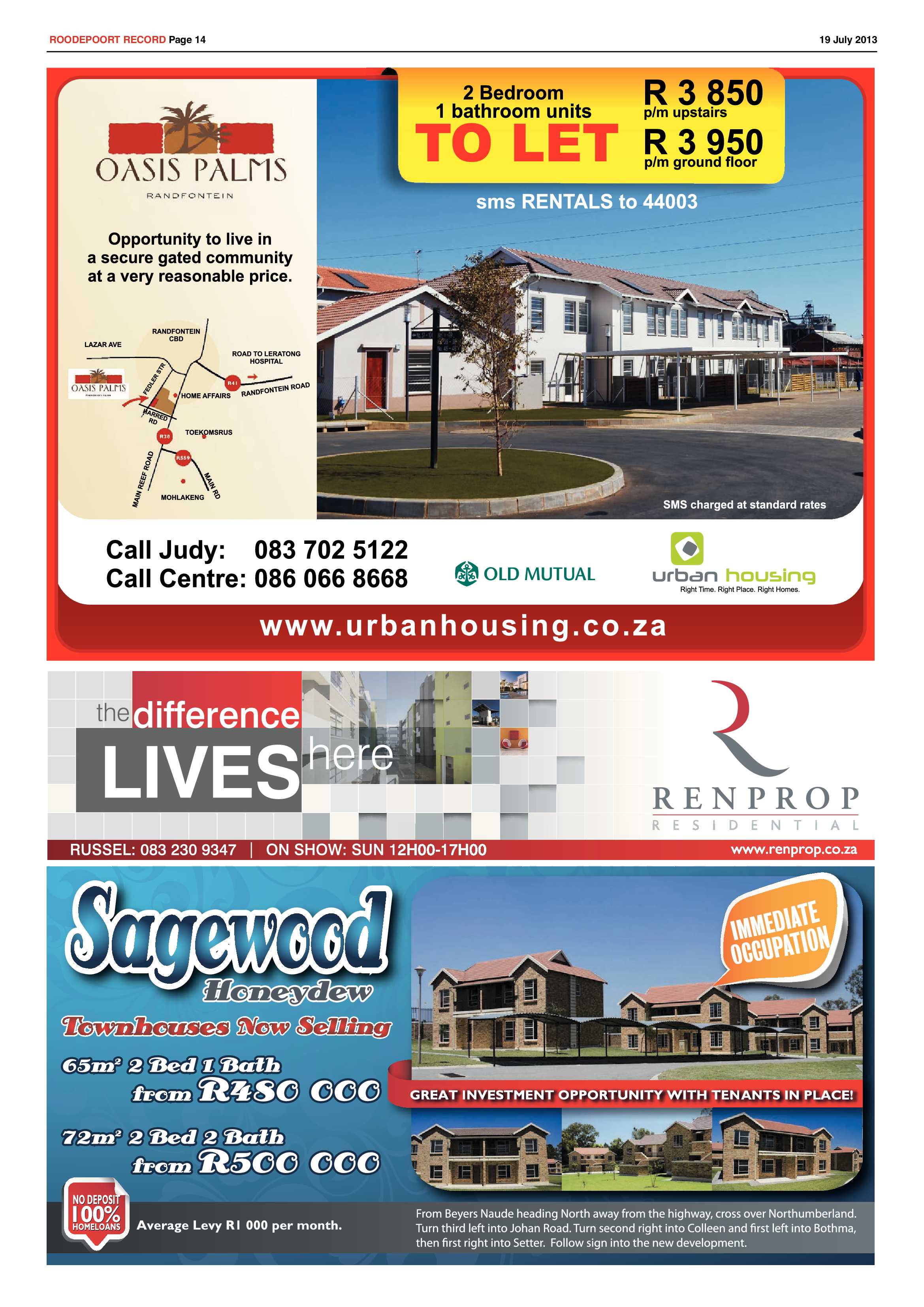 Roodepoort Record 19 July 2013 page 14