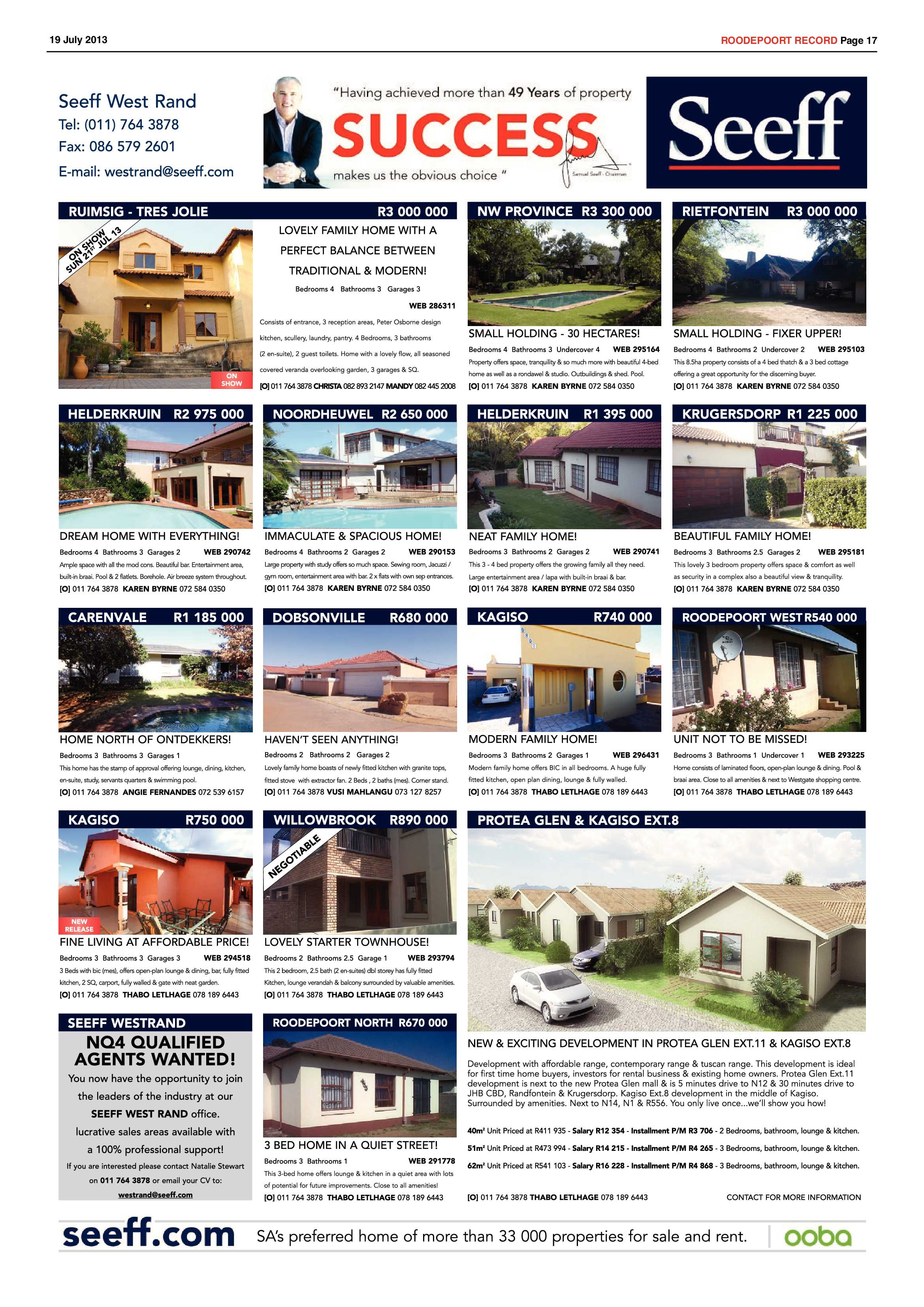 Roodepoort Record 19 July 2013 page 17