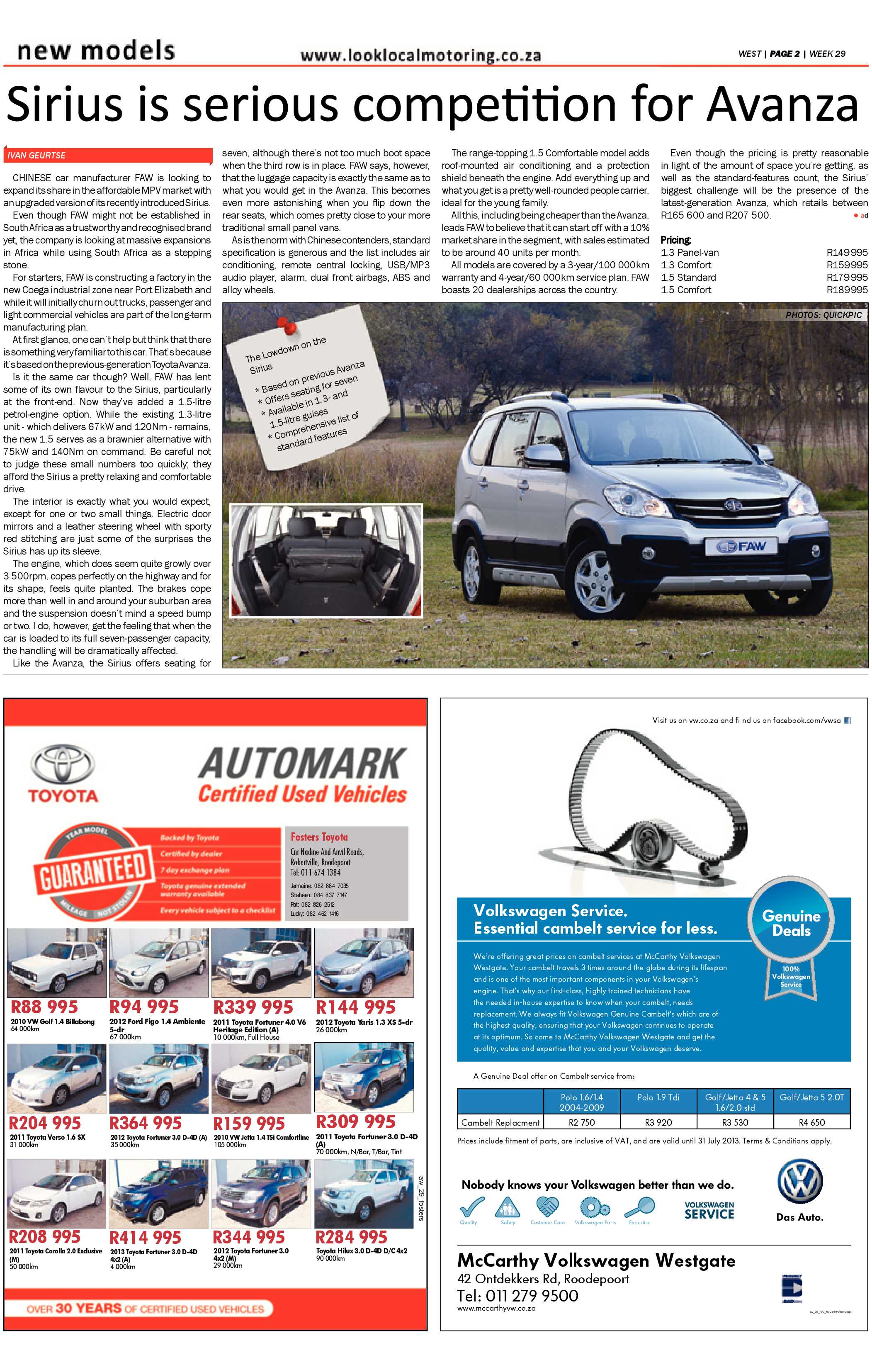 Roodepoort Record 19 July 2013 page 26