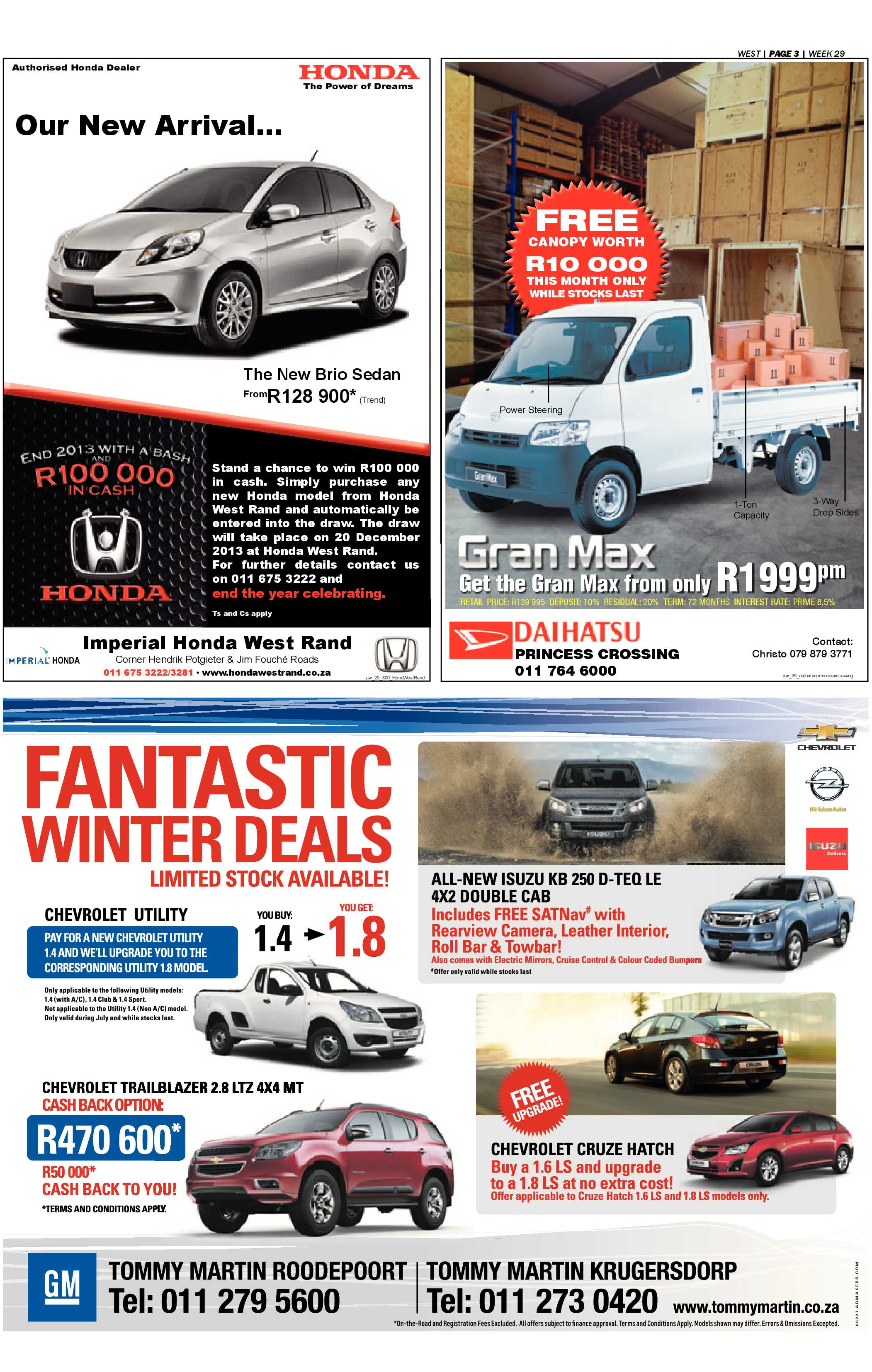 Roodepoort Record 19 July 2013 page 27