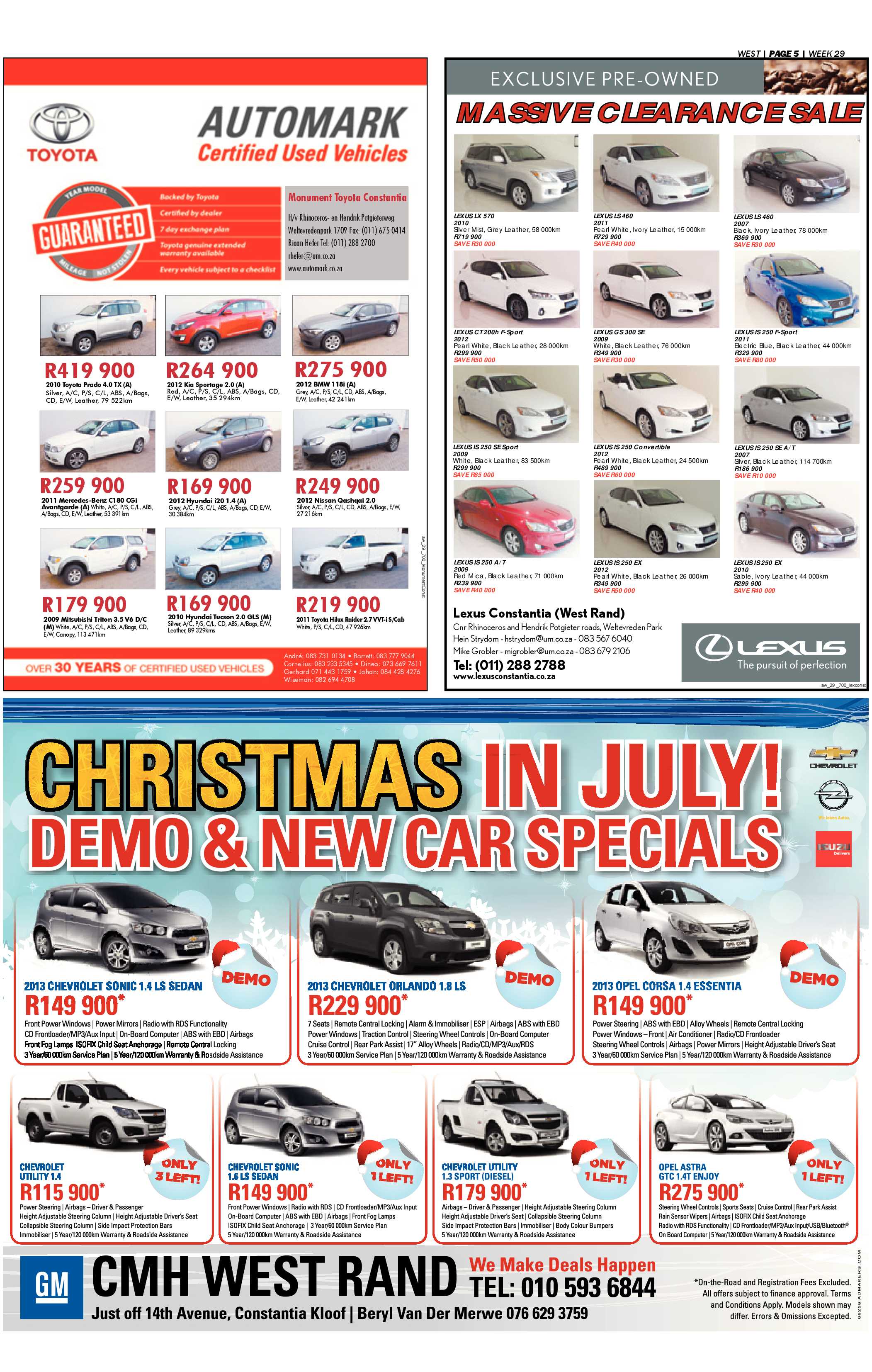 Roodepoort Record 19 July 2013 page 29