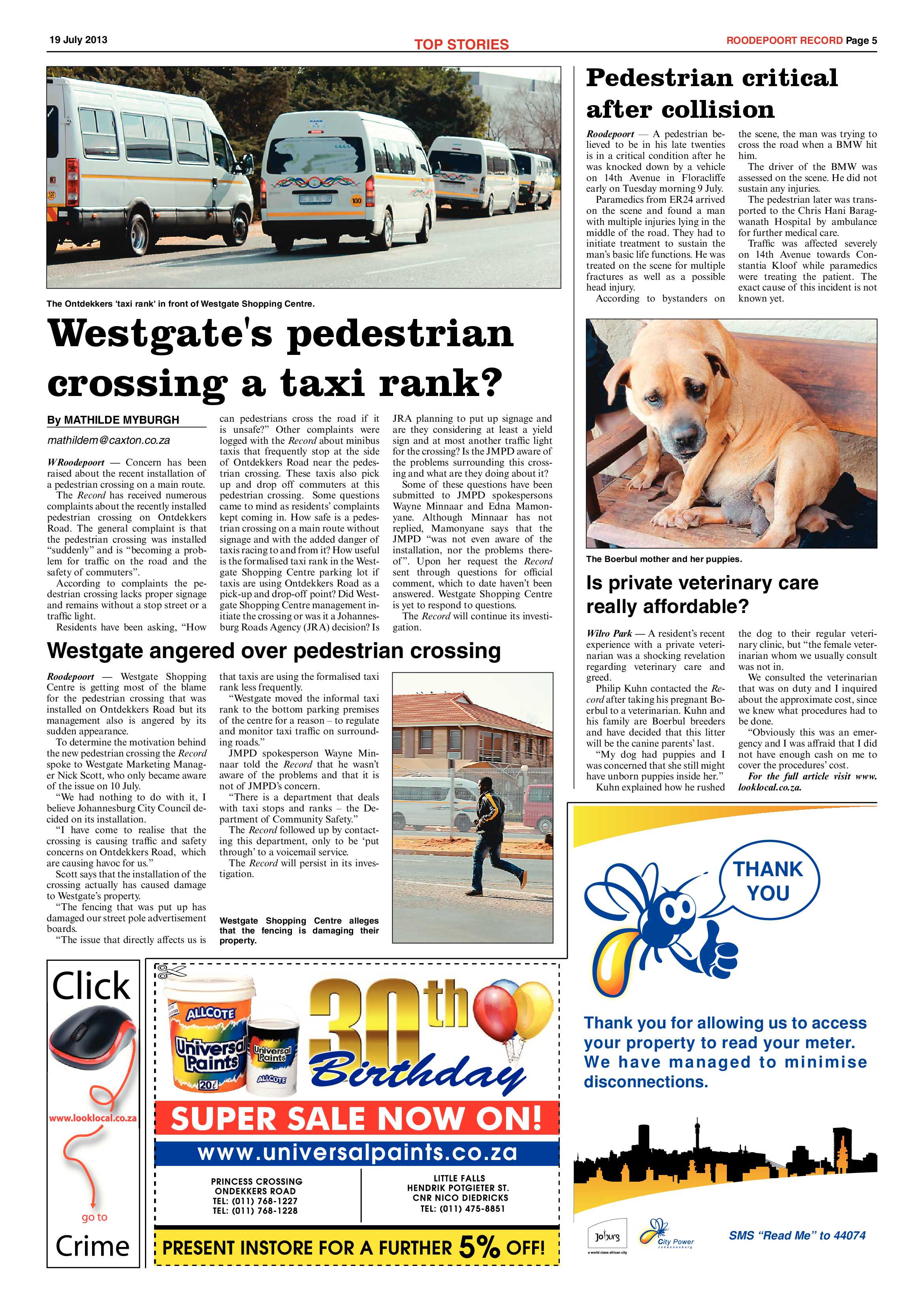 Roodepoort Record 19 July 2013 page 5