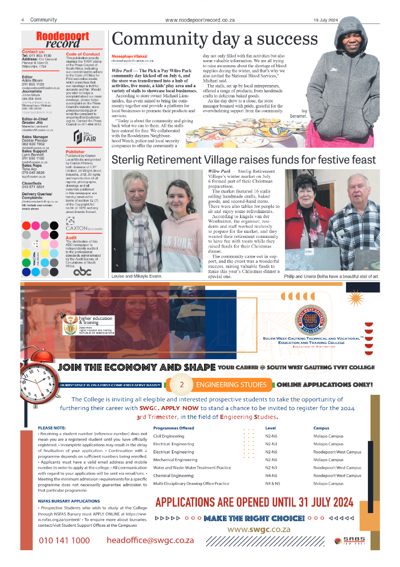 Roodepoort Record 19 July 2024 page 4