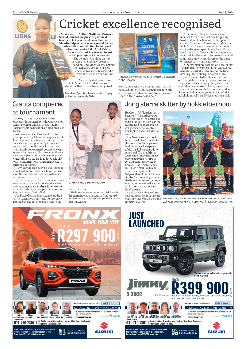 Roodepoort Record 19 July 2024 page 6