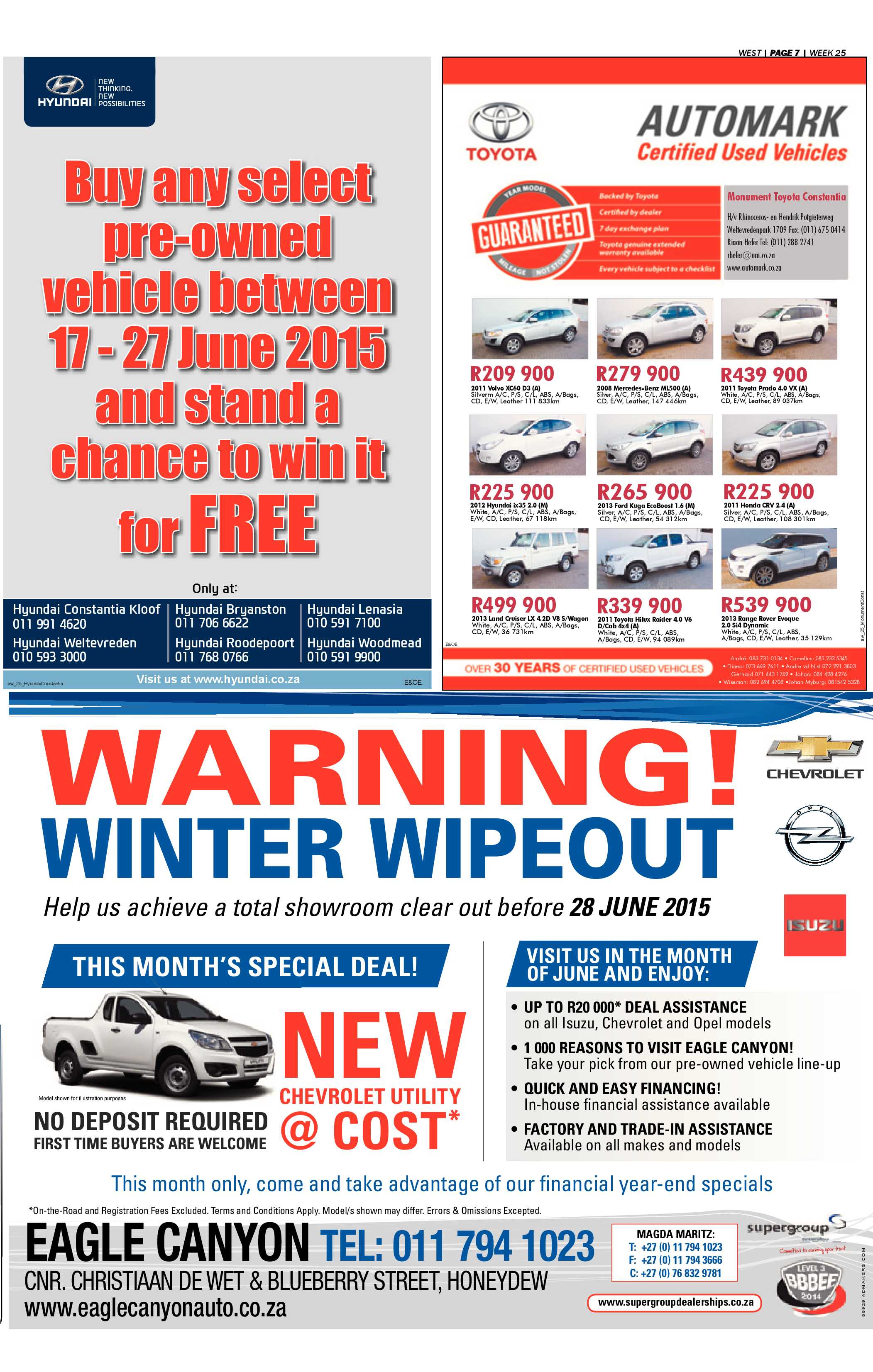 Roodepoort Record 19 June 2015 page 31