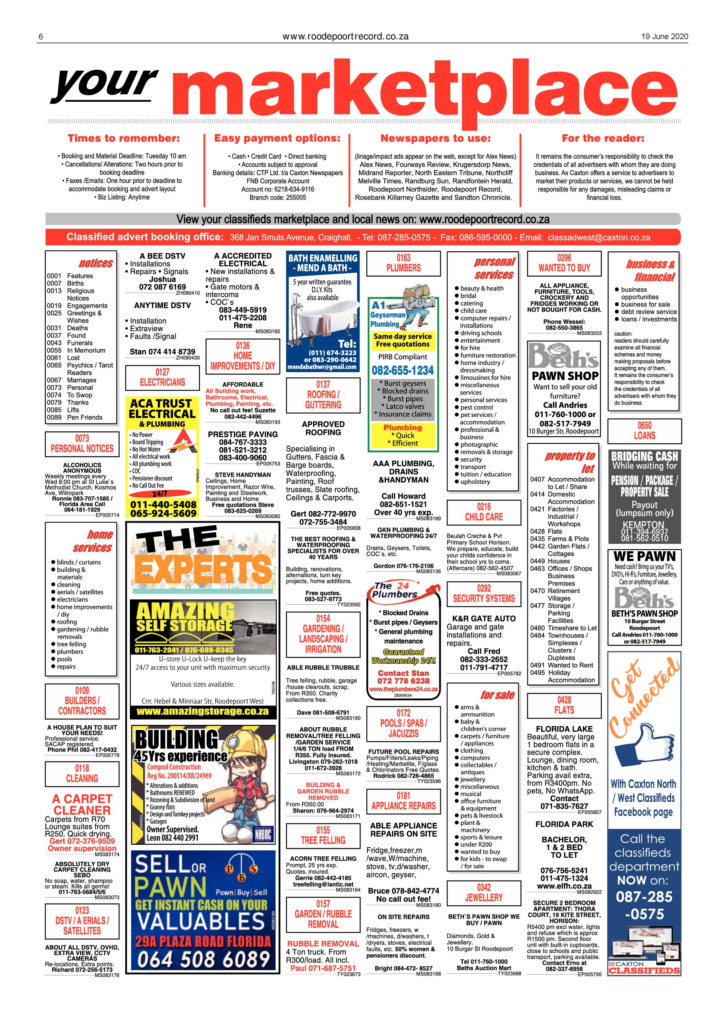 Roodepoort Record 19 June 2020 page 6